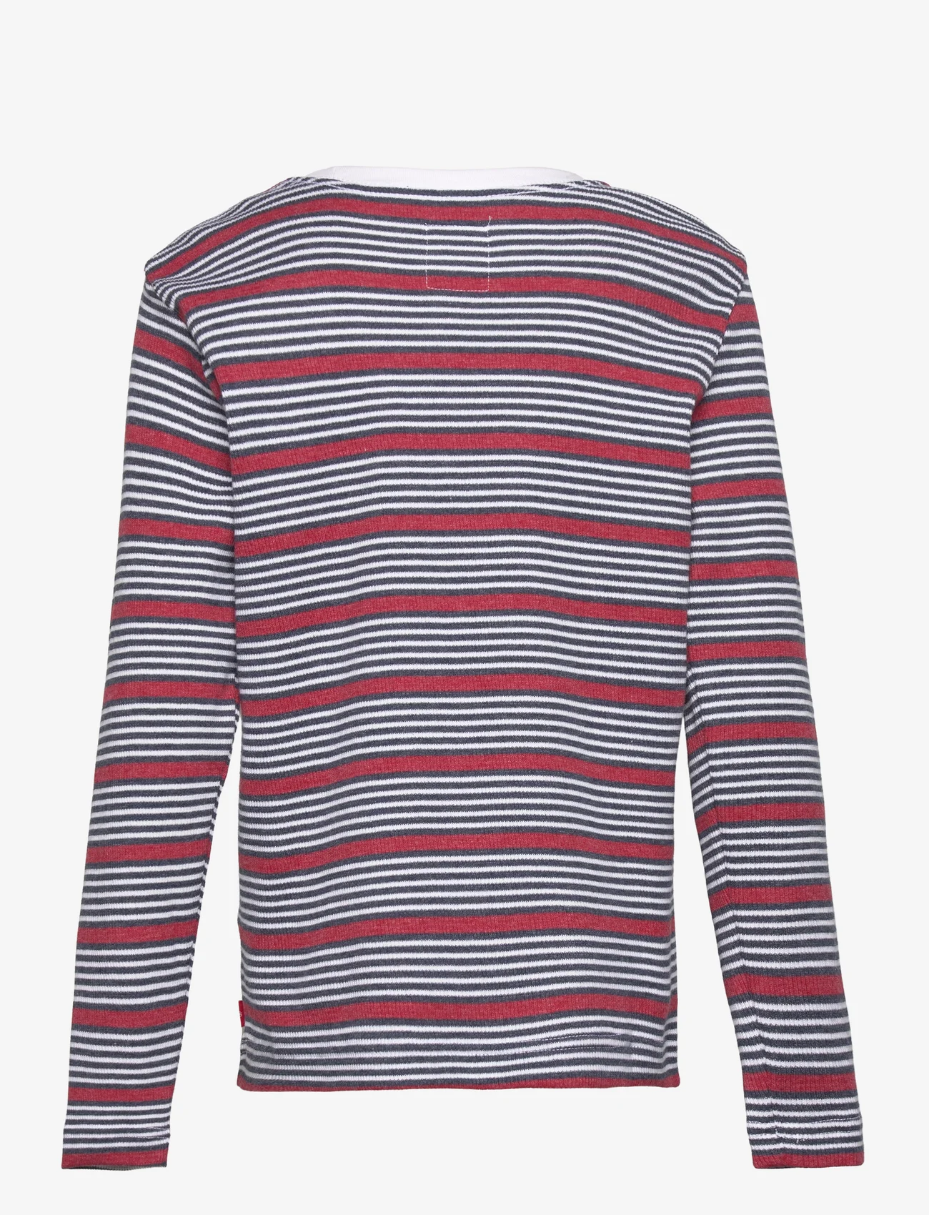 Levi's - Levi's® Long Sleeve Striped Thermal Tee - langærmede t-shirts - white - 1