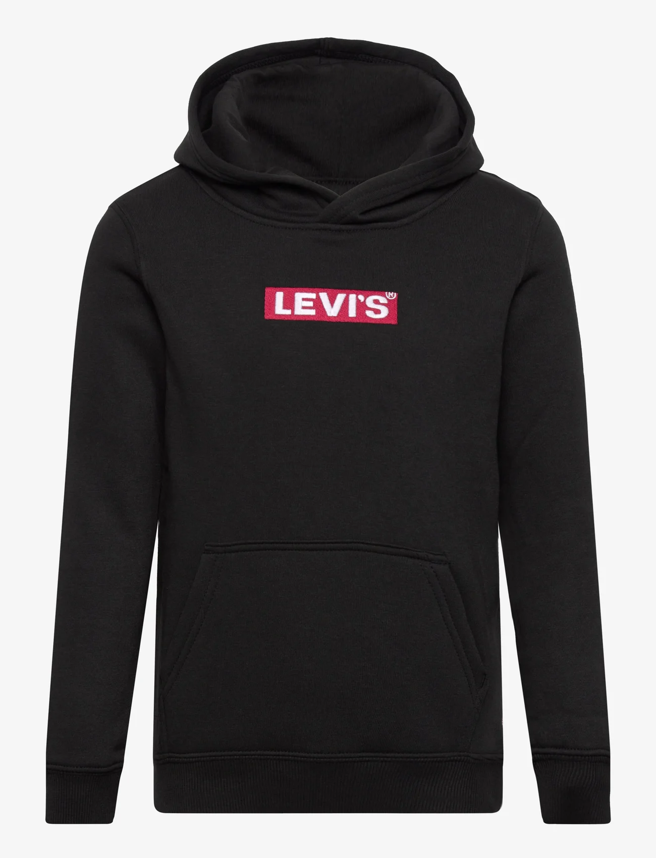 Levi's - Levi's® Box Tab Pullover Hoodie - džemperiai su gobtuvu - black - 0