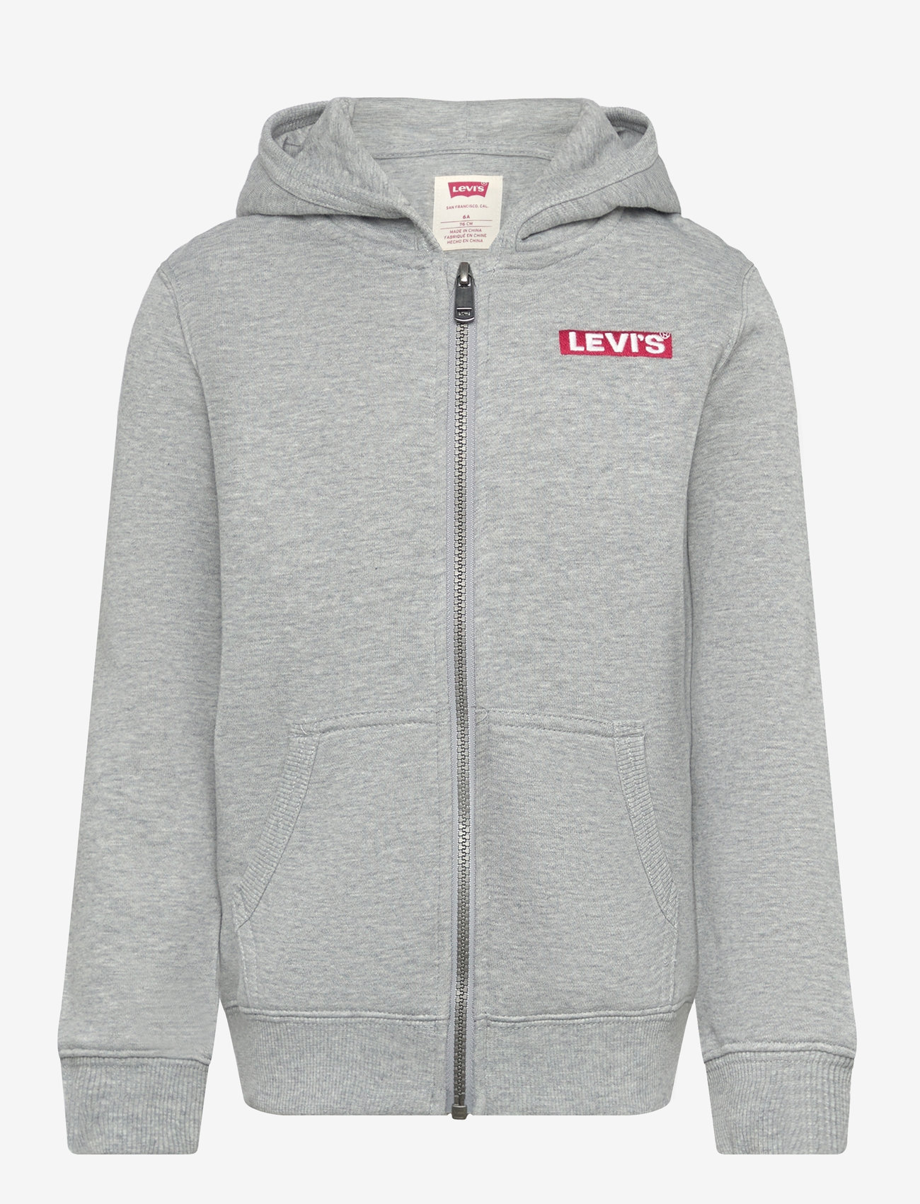 Levi's - ZH-FULL ZIP HOODY - kapuzenpullover - grey - 0