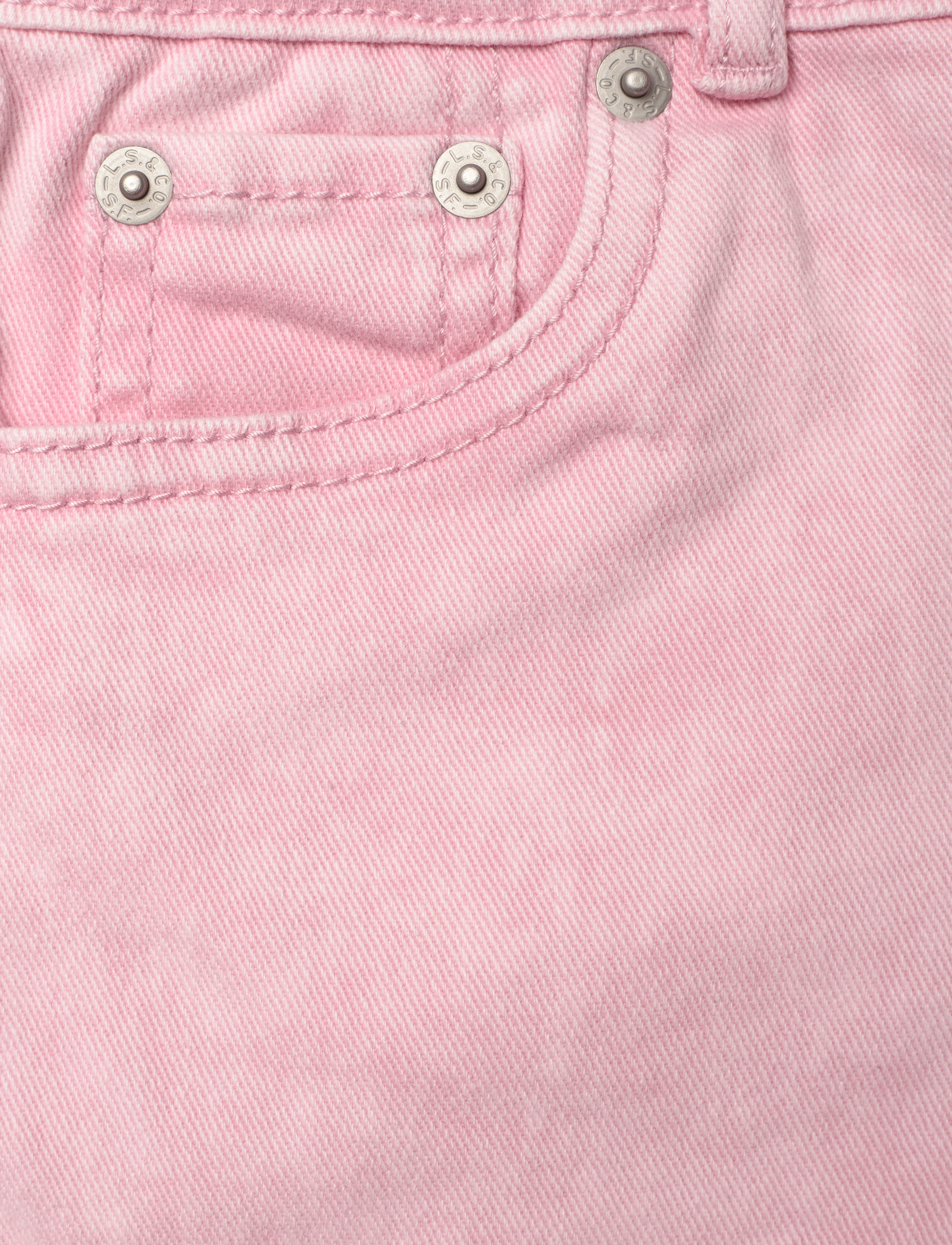 Levi's - LVG TWILL MINI MOM ROLL CUFF S / LVG TWILL MINI MOM ROLL CUF - pink - 2