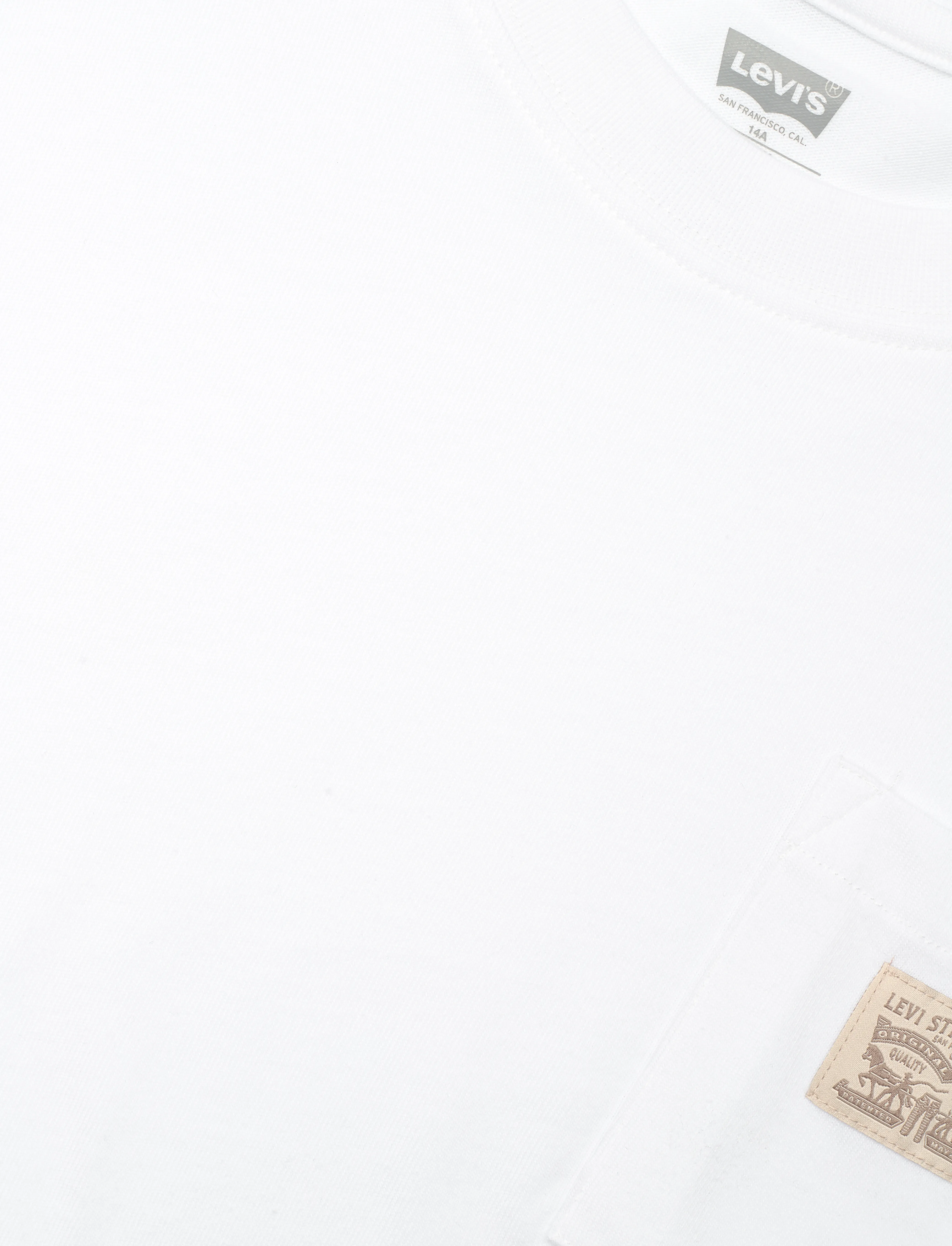 Levi's - LVB CURVED HEM POCKET TEE / LVB CURVED HEM POCKET TEE - white - 2