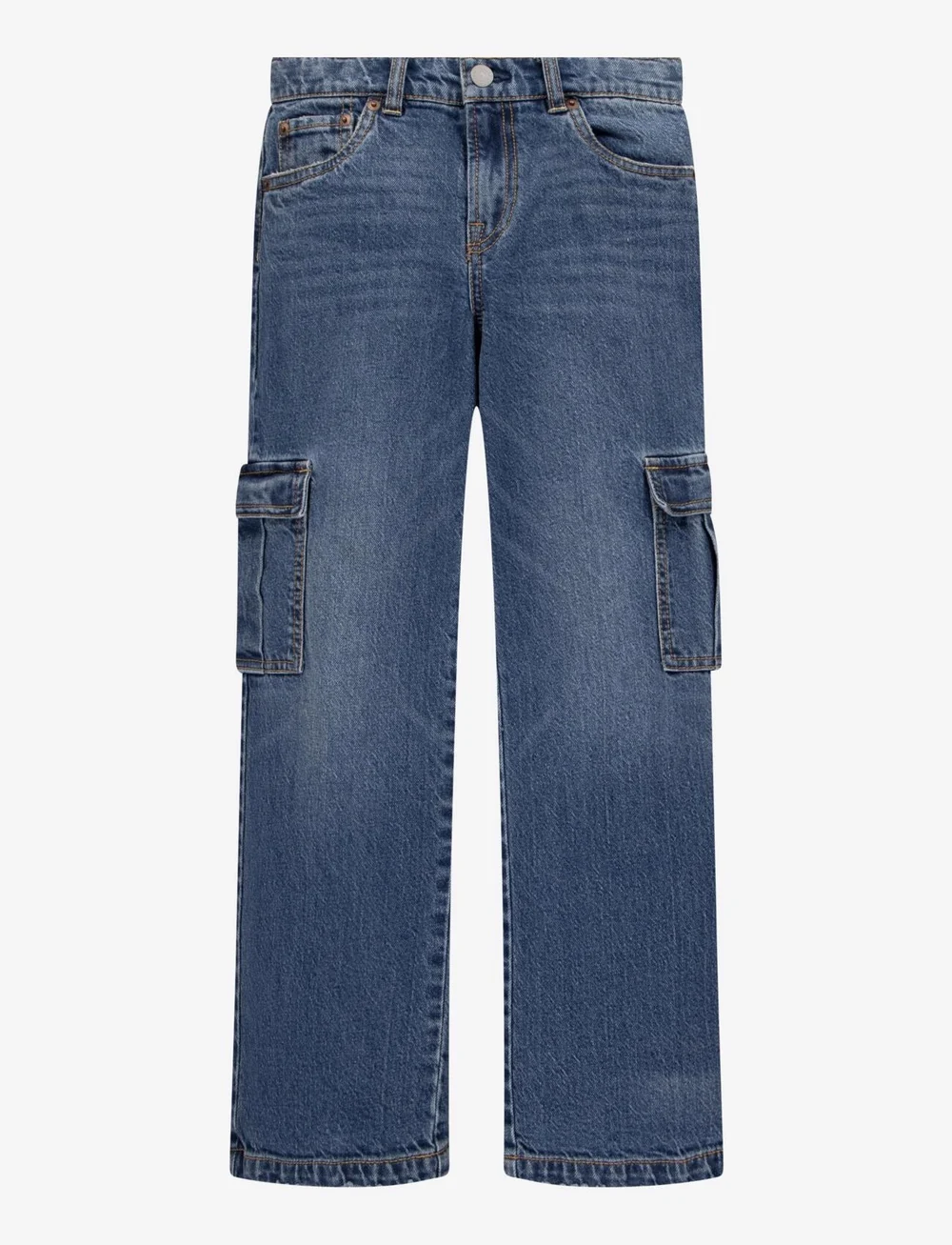 Levi's - Levi's® Wide Leg Cargo Organic Pants - loose jeans - blue - 0