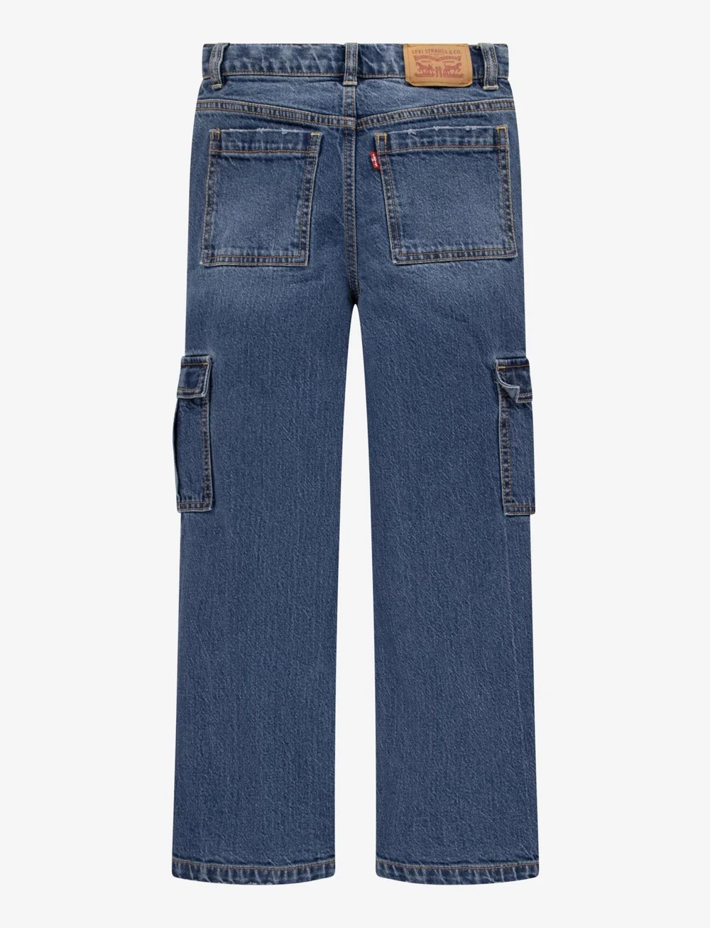 Levi's - Levi's® Wide Leg Cargo Organic Pants - loose jeans - blue - 1