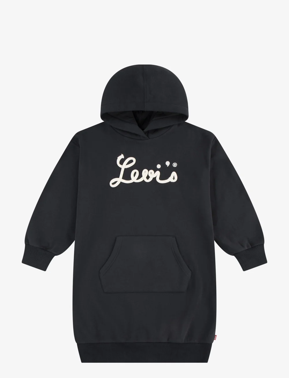 Levi's - Levi's® Script Sweatshirt Dress - langärmelige freizeitkleider - black - 0