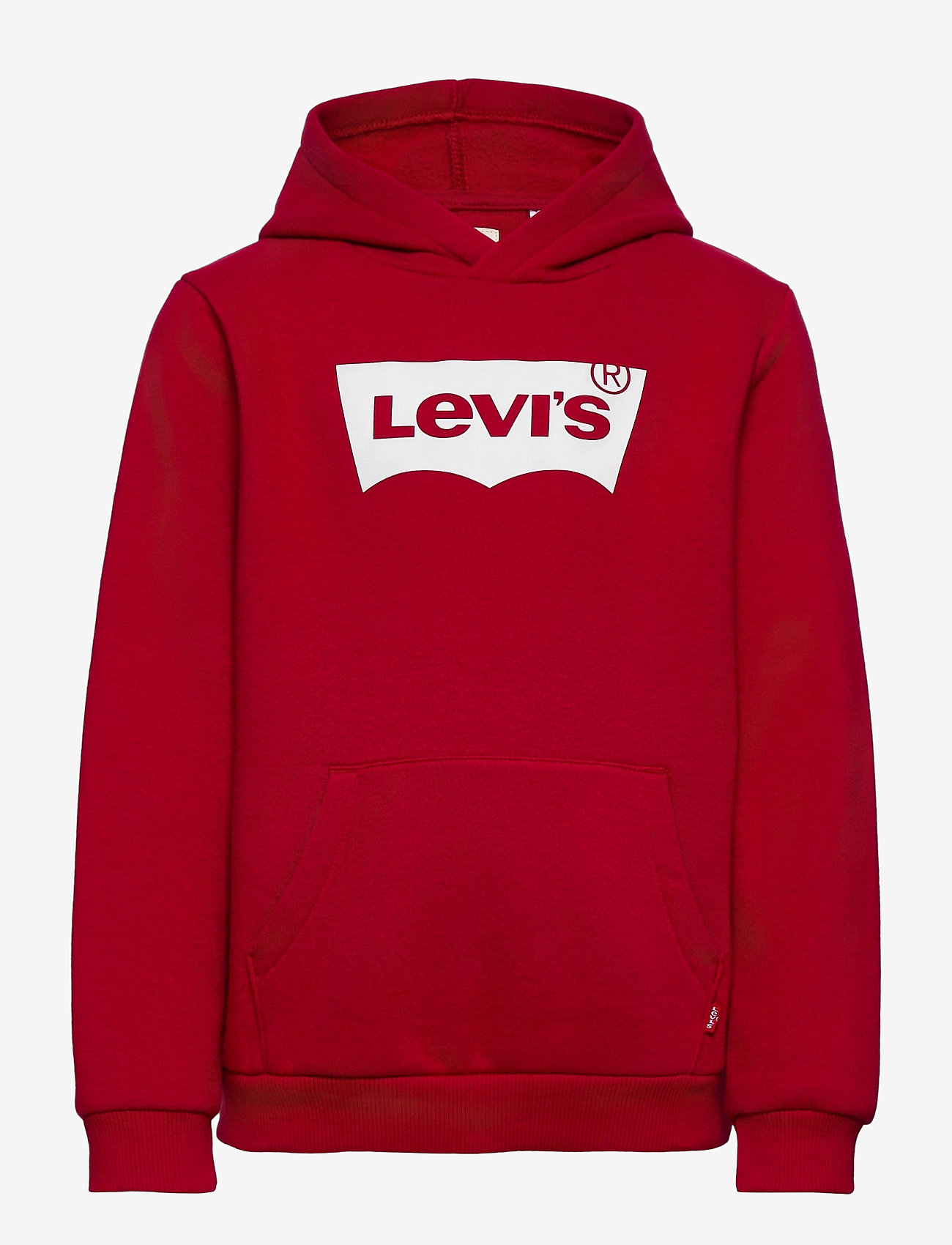 Levi's - Levi's® Batwing Screenprint Hooded Pullover - huvtröjor - levis red/ white - 0