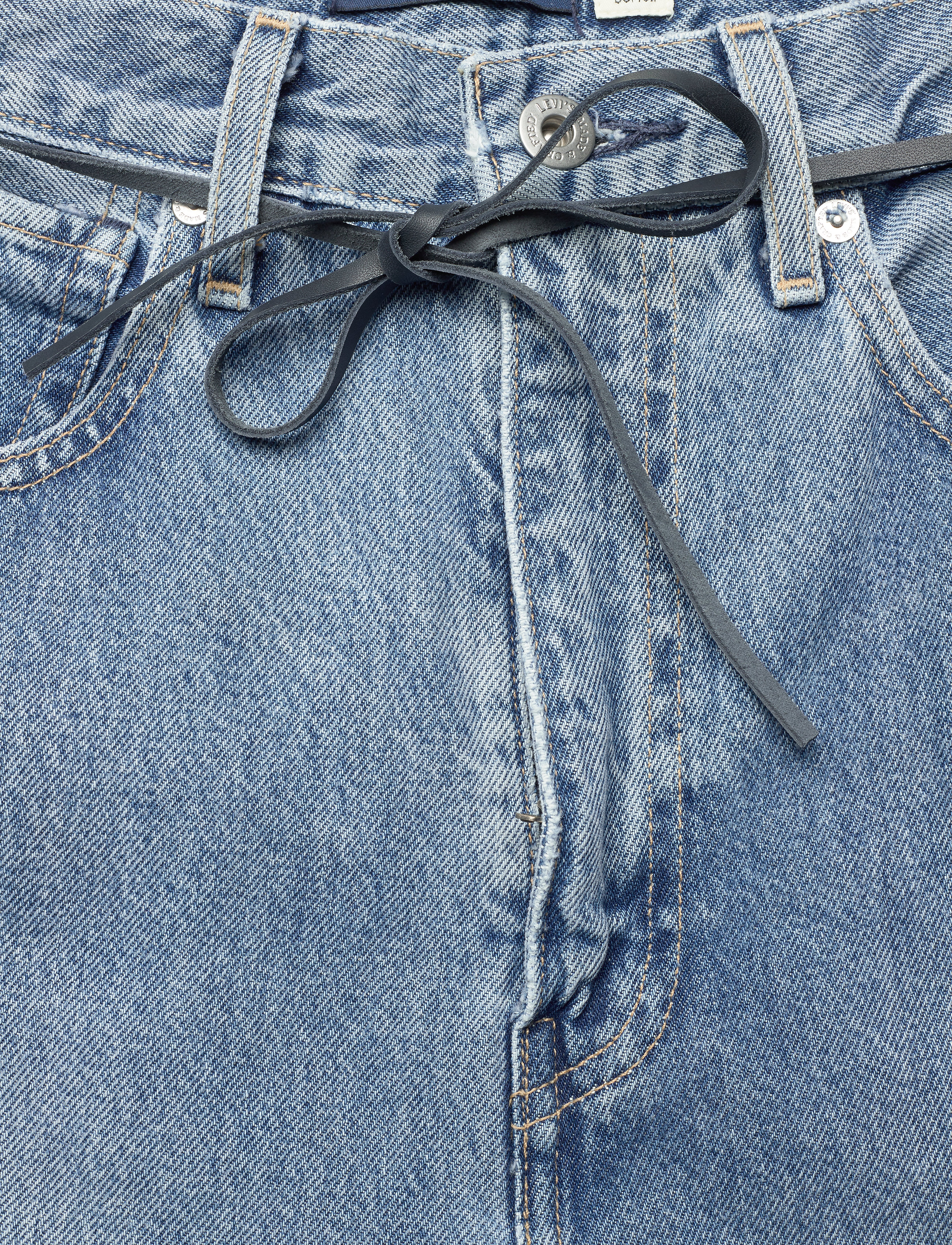 Levi's Made & Crafted - LMC BARREL LMC PALM BLUES - med indigo - flat finish - 3