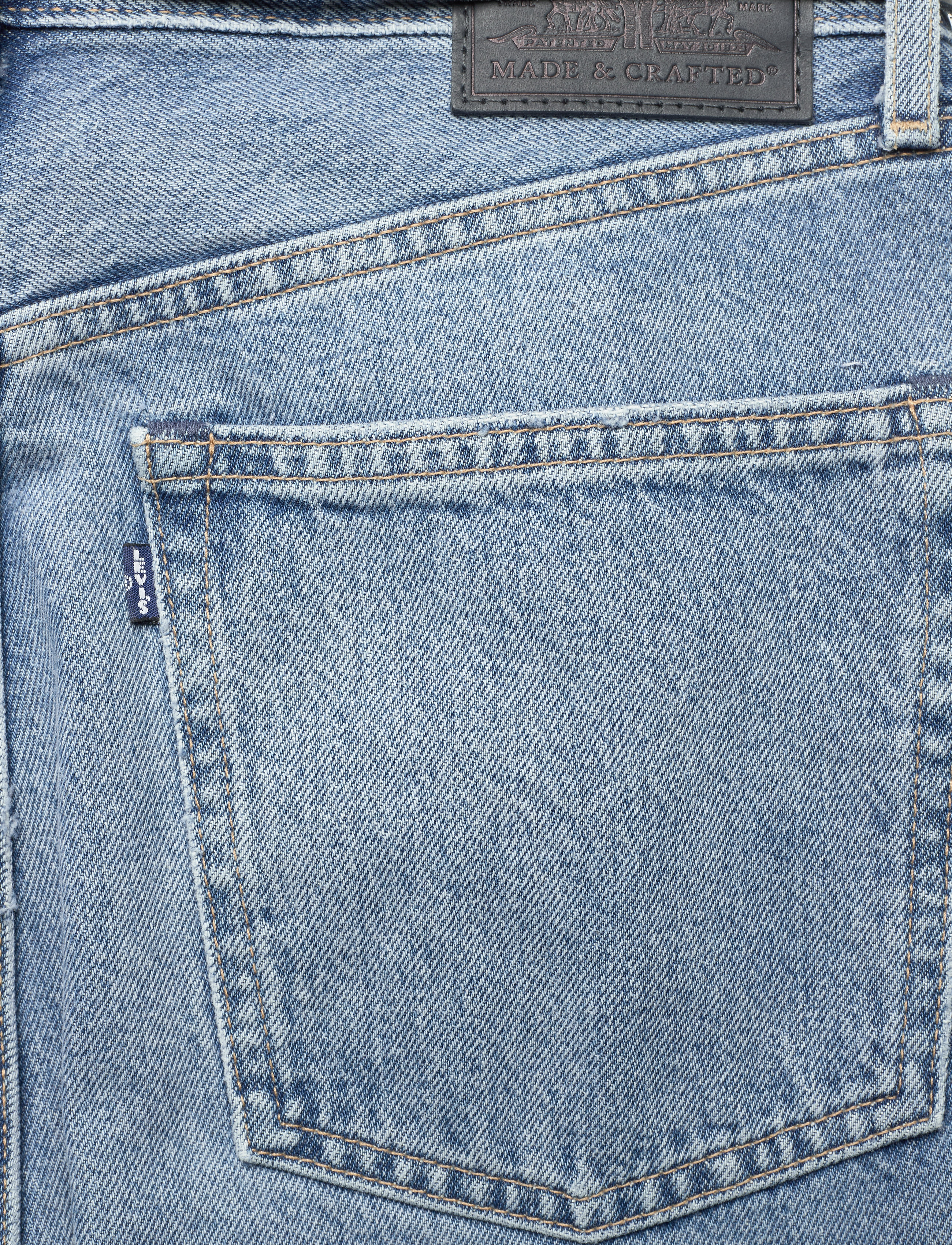 Levi's Made & Crafted - LMC BARREL LMC PALM BLUES - med indigo - flat finish - 5