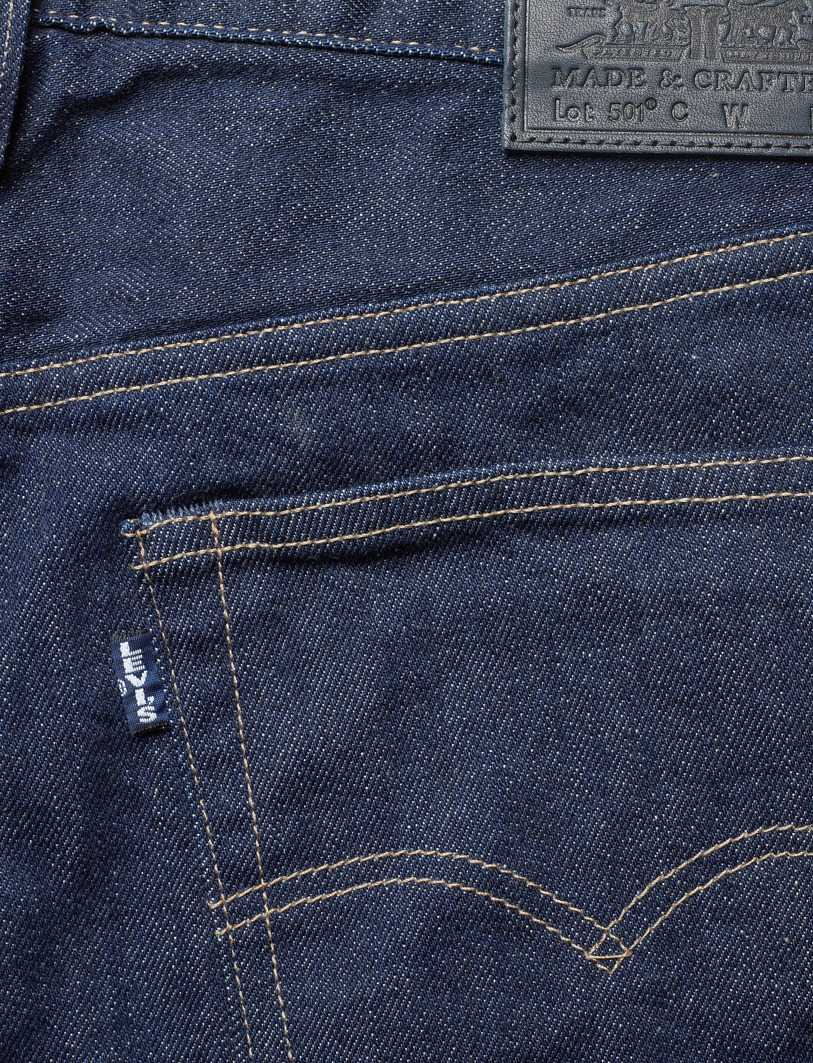 Levi's Made & Crafted - 501 CROP LMC INDIGO - dark indigo - flat finish - 4