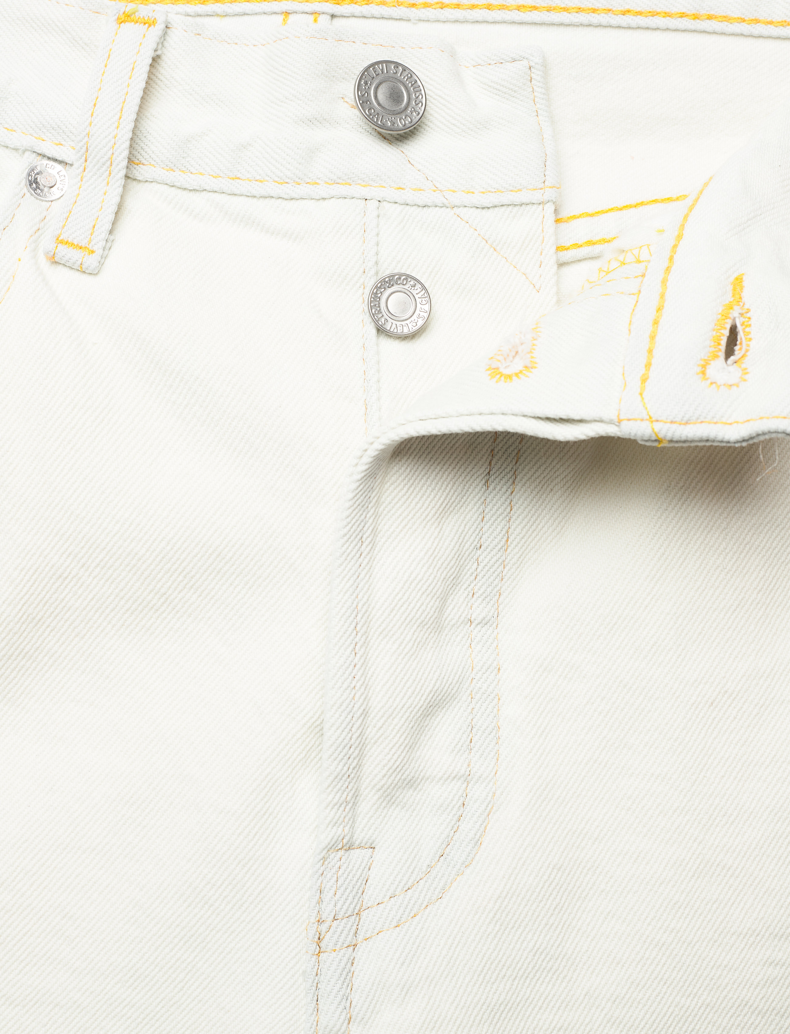 Levi's Made & Crafted - 501 CROP LMC MID CENTURY WHITE - neutrals - 3