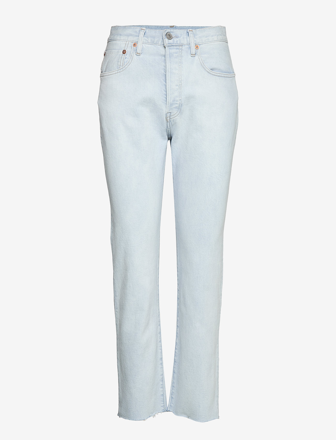 Levi's Made & Crafted - 501 CROP LMC BLEACHED SAND - light indigo - flat finis - 0