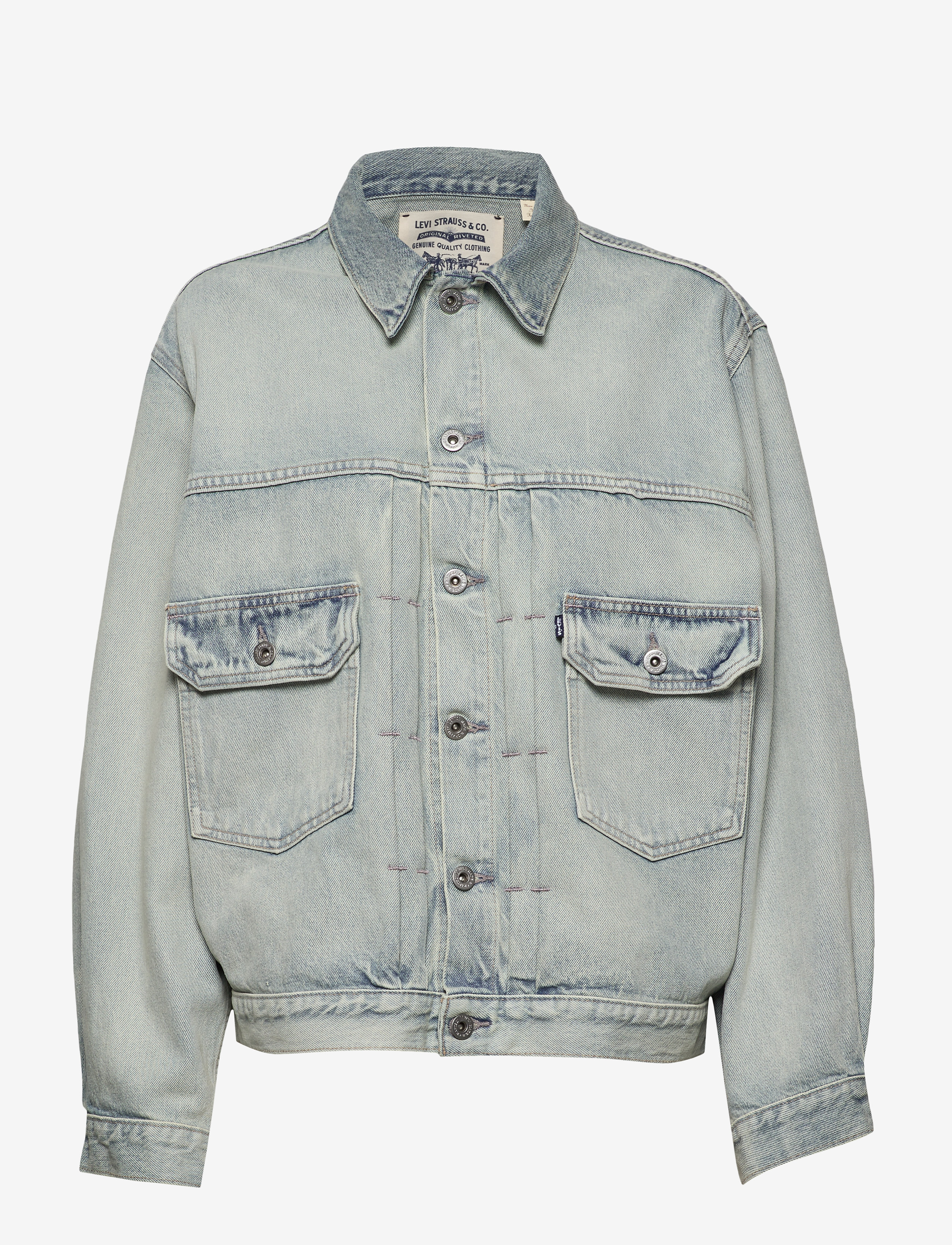 Levi's Made & Crafted - LMC LOVE LETTER TRUCKER LMC PO - light indigo - flat finis - 0