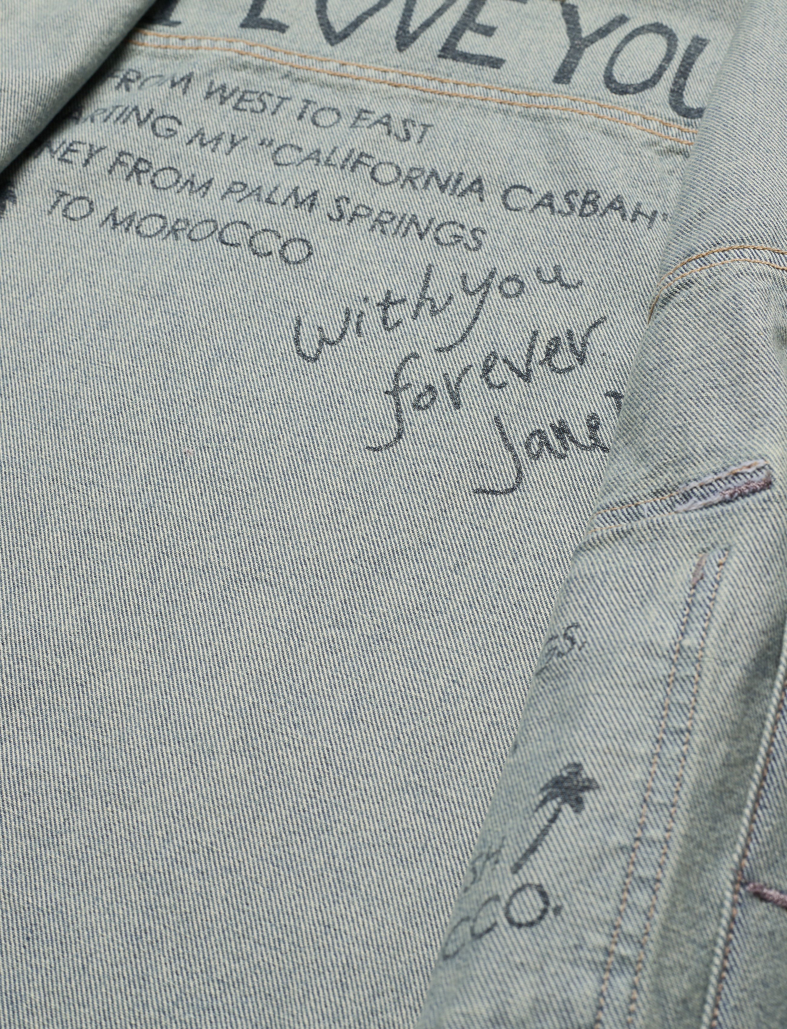 Levi's Made & Crafted - LMC LOVE LETTER TRUCKER LMC PO - light indigo - flat finis - 4