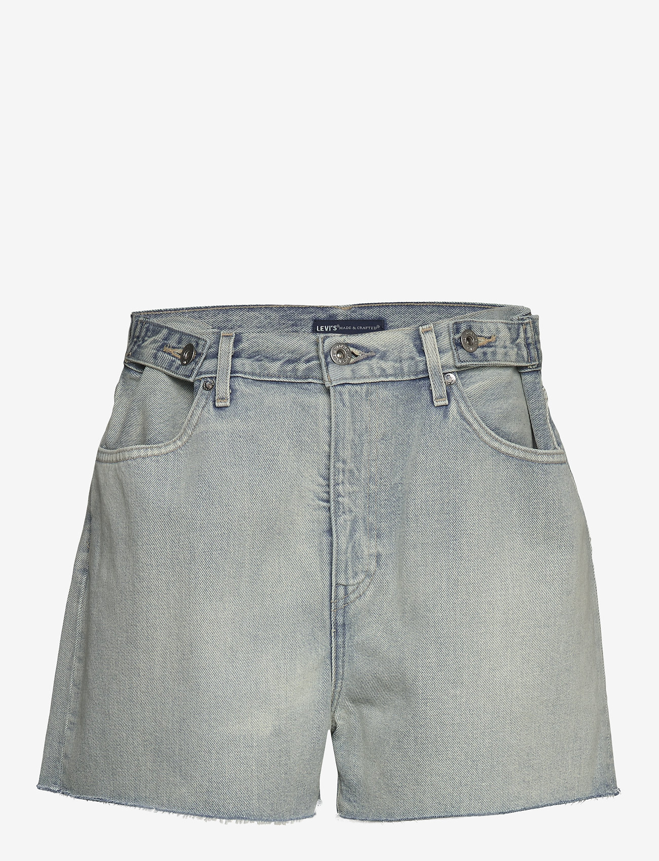 Levi's Made & Crafted - LMC CINCHED TAB SHORT LMC LEIS - light indigo - worn in - 0