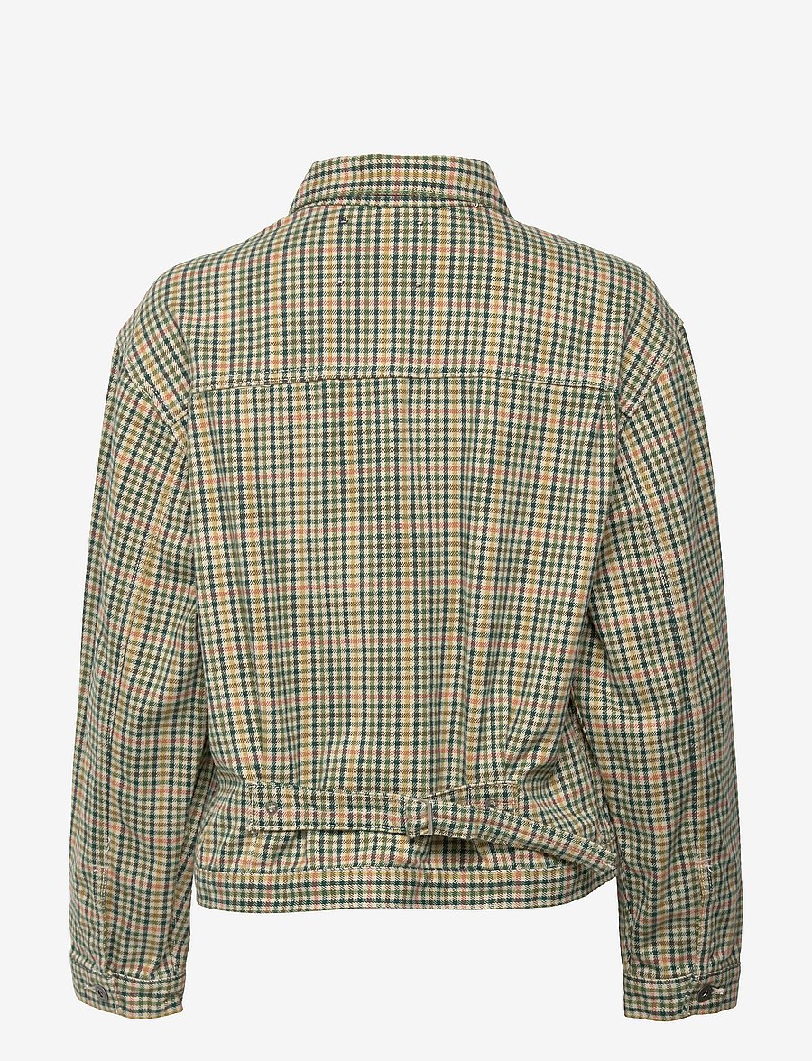 Levi's Made & Crafted - LMC TYPE I TRUCKER LMC NAVIGAT - džinsas ir velvetas - multi-color - 1