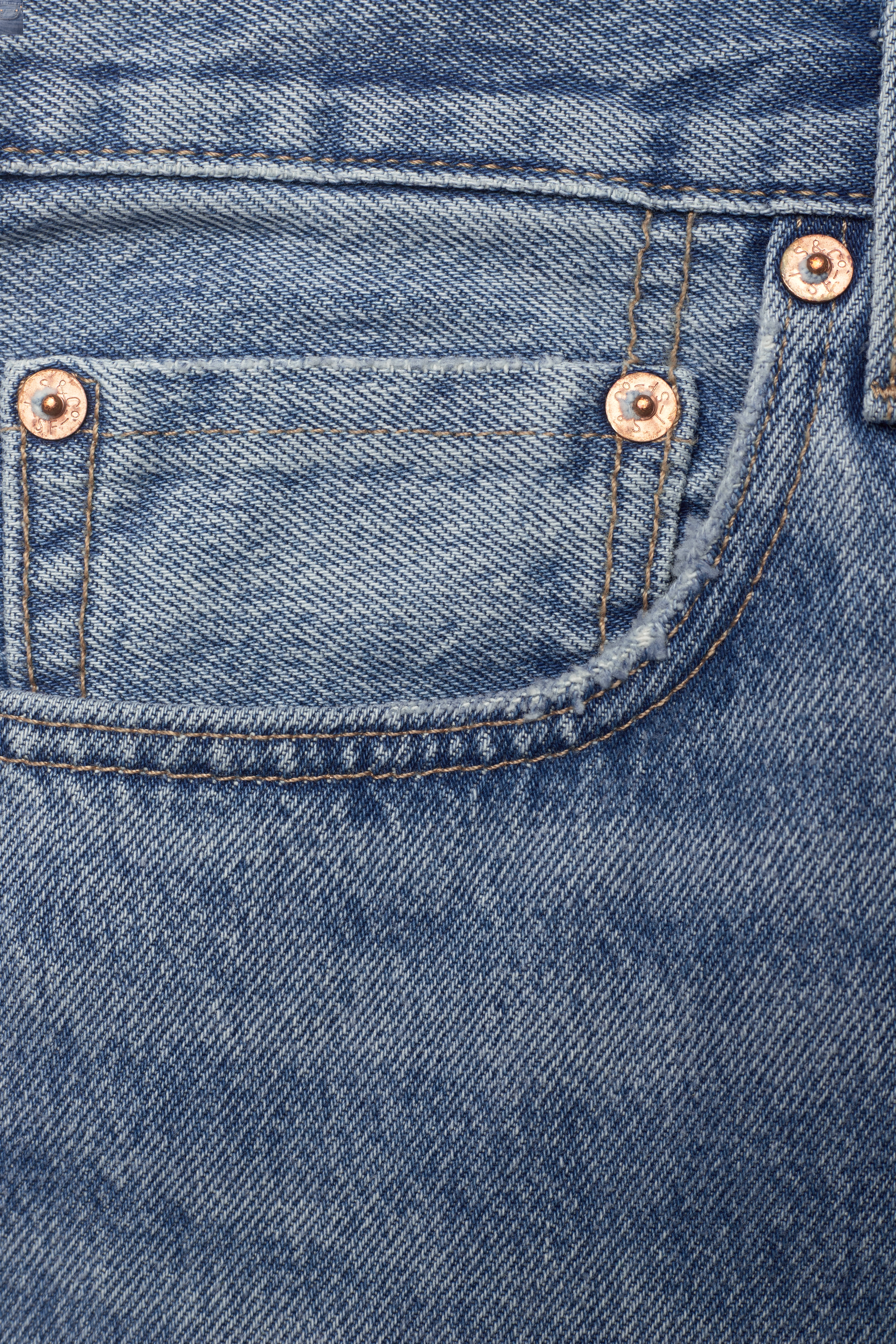 Levi's Made & Crafted - LMC 80S 501 LMC SHOAL - med indigo - worn in - 4