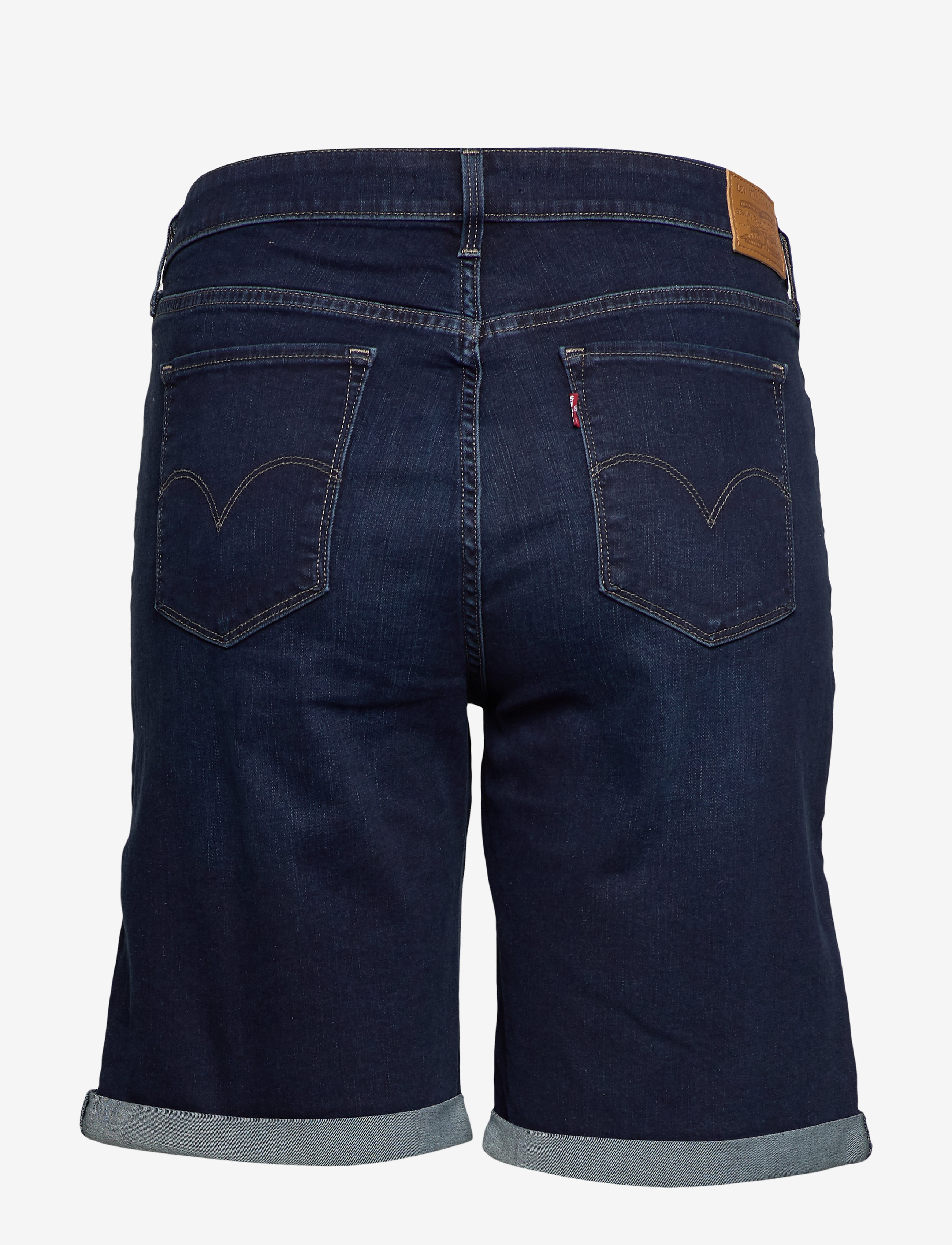 Levi's Plus Size - PL CLASSIC BERMUDA SHORT DARK - dark indigo - worn in - 1