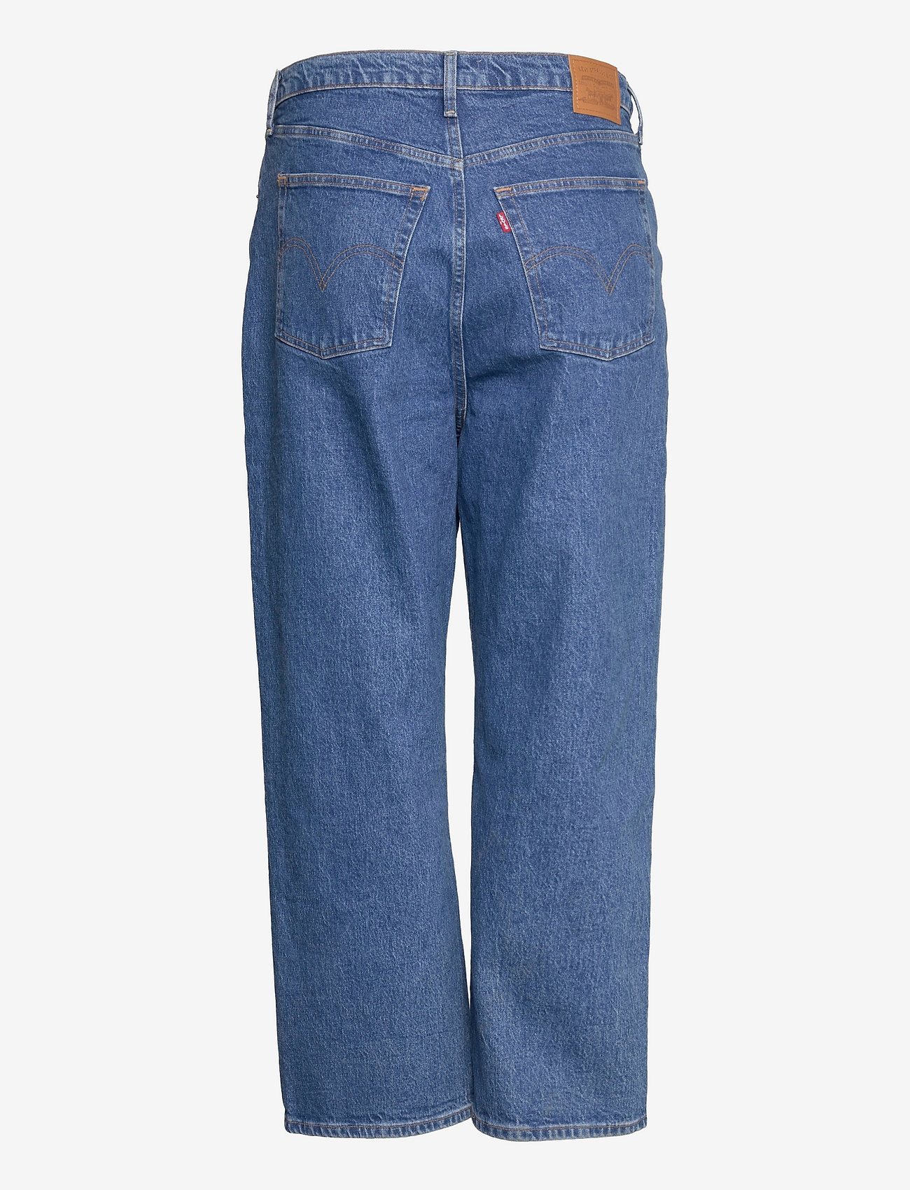 Levi's Plus Size - PL RIBCAGE STRAIGHT ANK JAZZ P - straight jeans - med indigo - worn in - 1