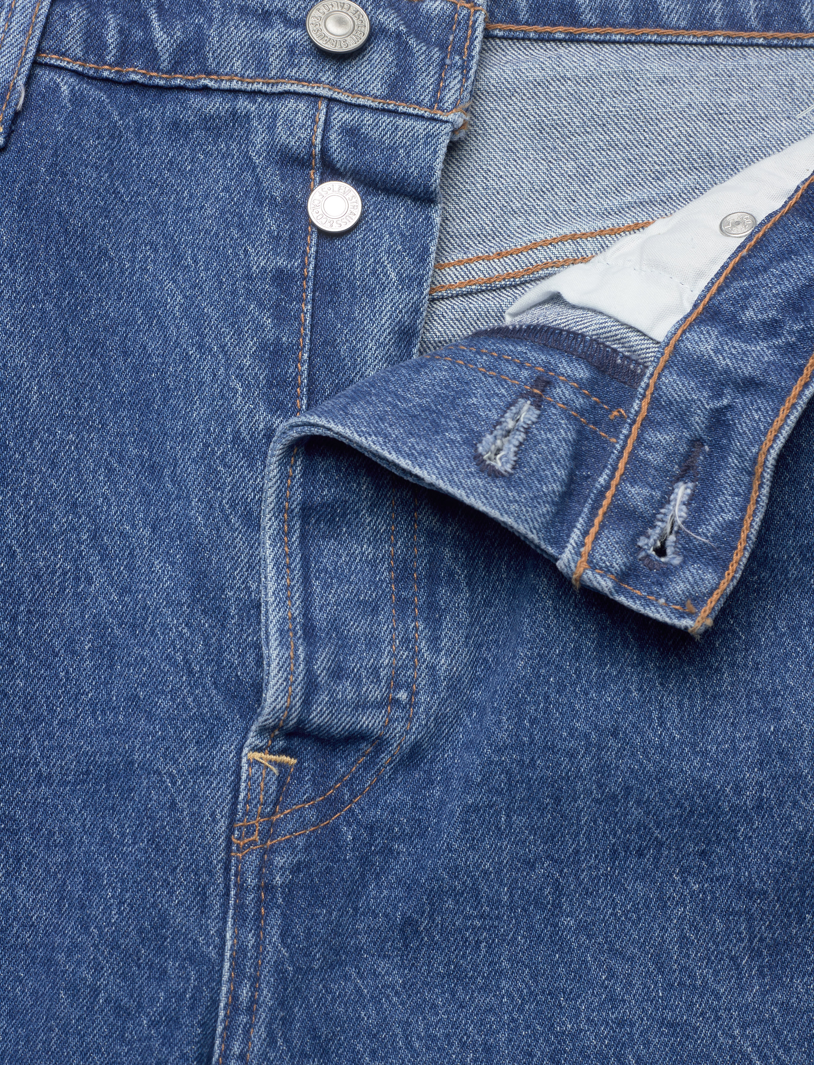 Levi's Plus Size - PL RIBCAGE STRAIGHT ANK JAZZ P - med indigo - worn in - 3