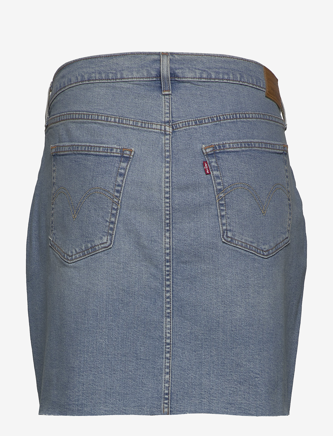 Levi's Plus Size - PL DECONSTRUCTED SKIRT GATEWAY - light indigo - worn in - 1