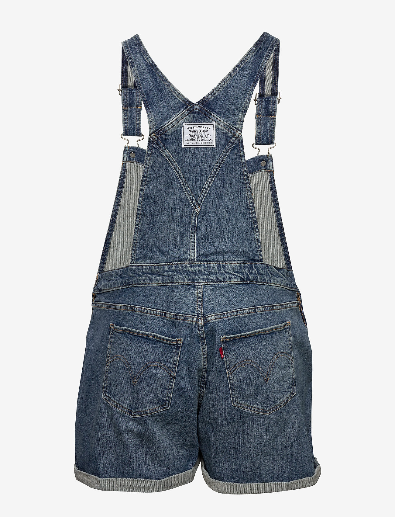 Levi's Plus Size - PL SHORTALL FREE RIDE PLUS - med indigo - worn in - 1