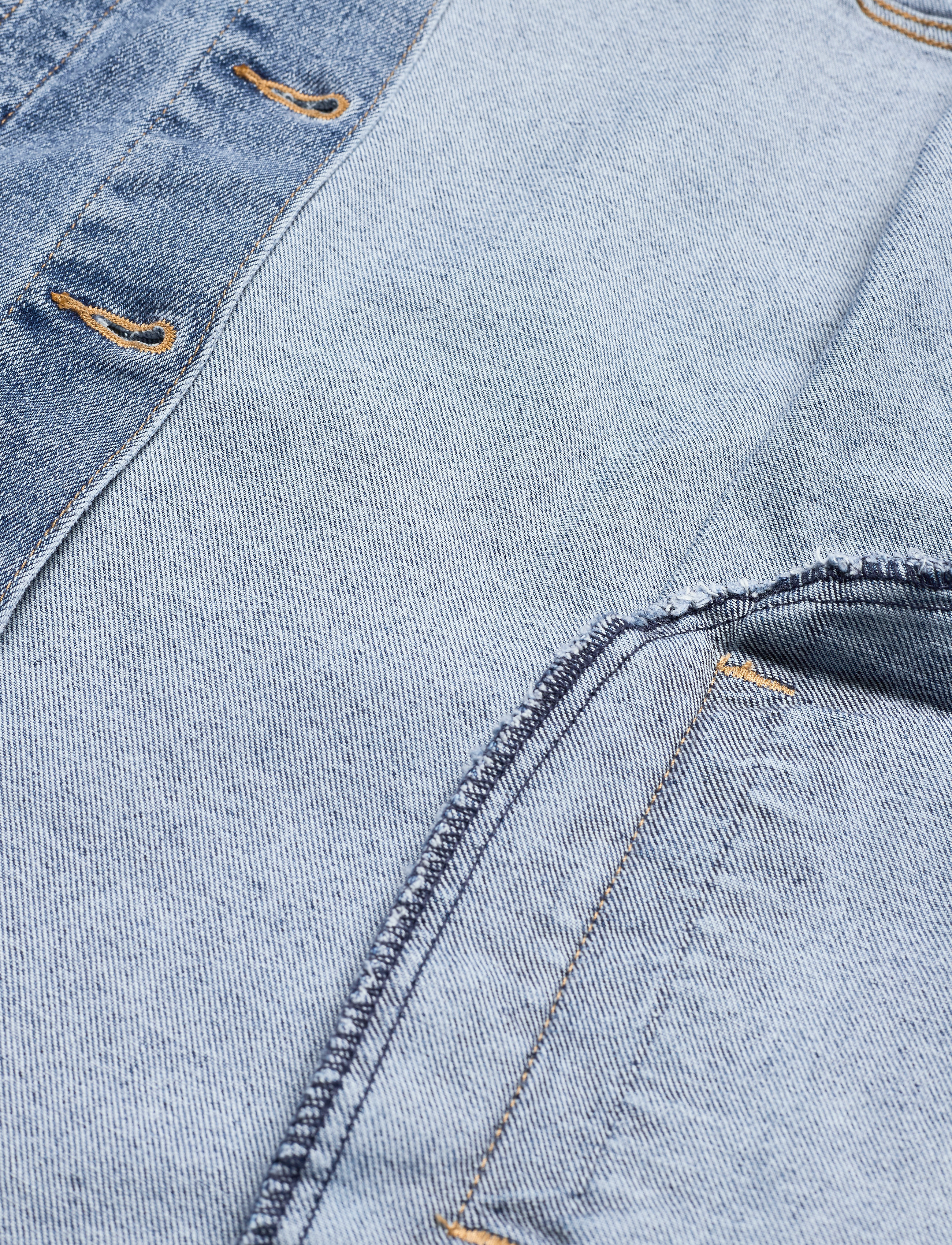 Levi's Plus Size - PL EXBOYFRIEND TRUCKER SOFT AS - light indigo - worn in - 4