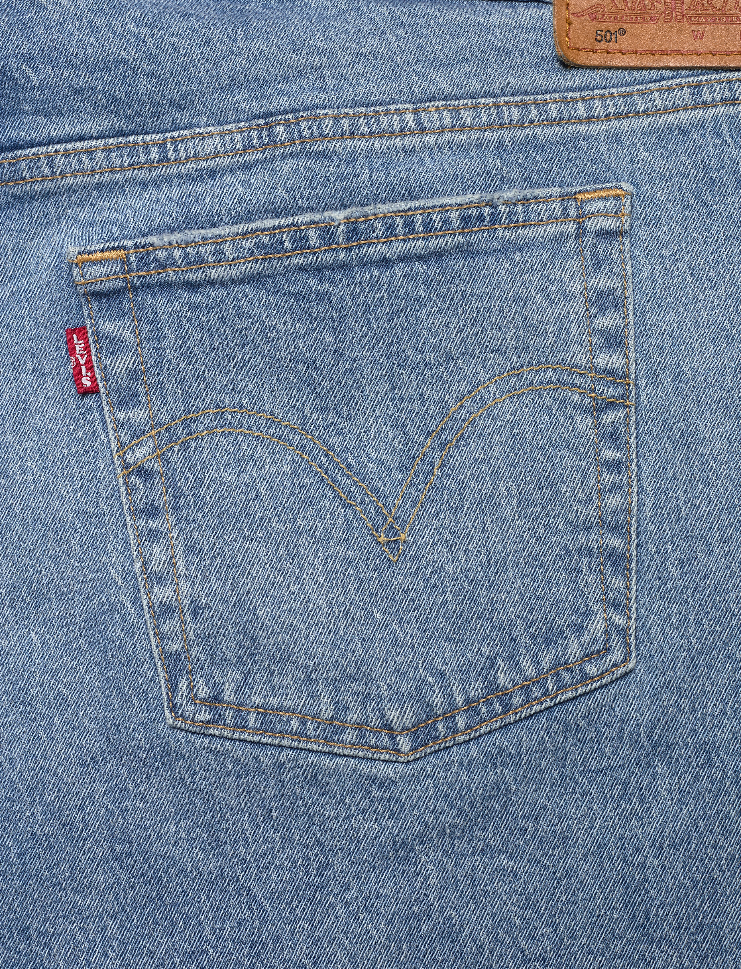 Levi's Plus Size - PL 501 CROP TANGO TUNES PLUS - light indigo - worn in - 4