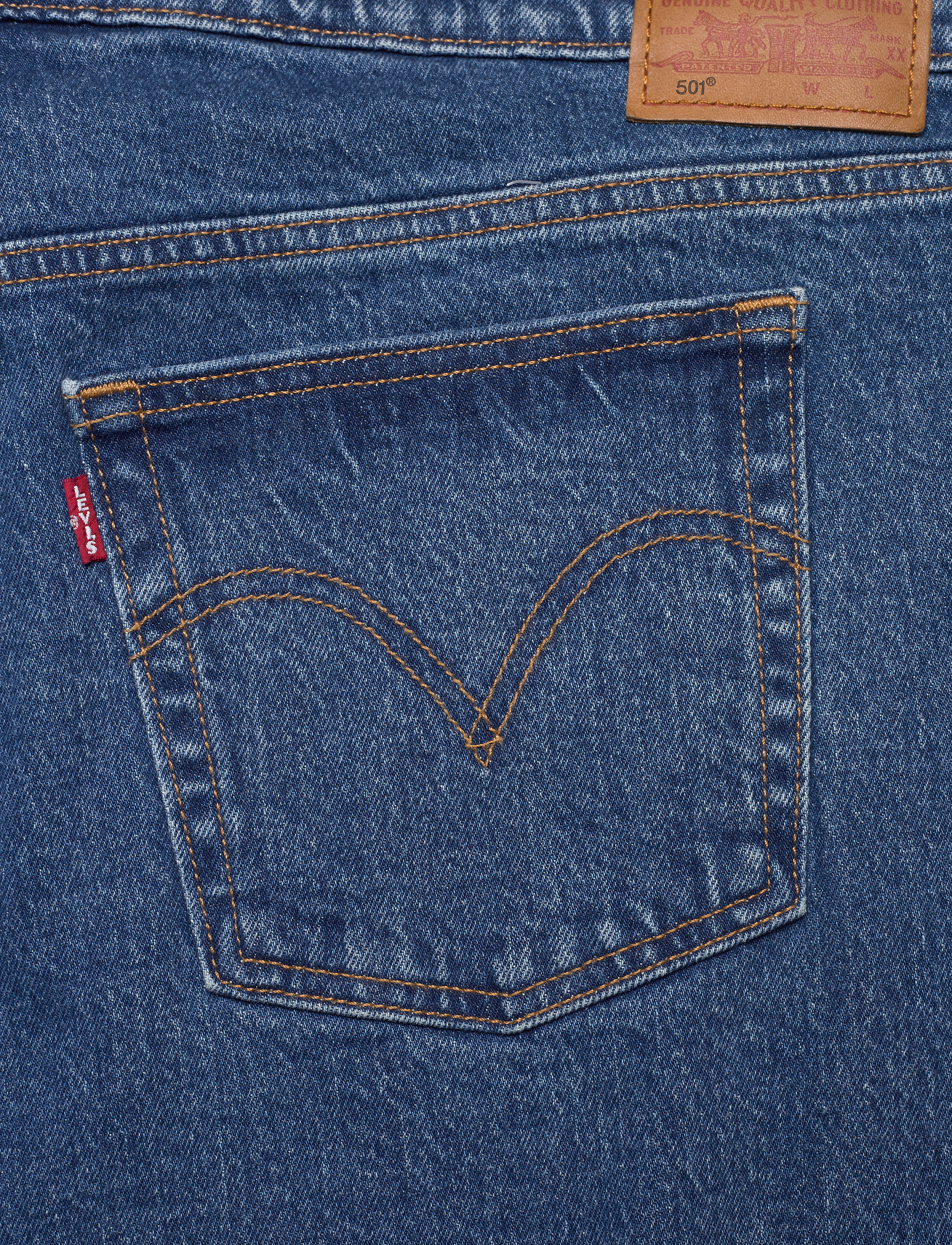 Levi's Plus Size - PL 501 CROP JIVE STONEWASH - med indigo - flat finish - 4