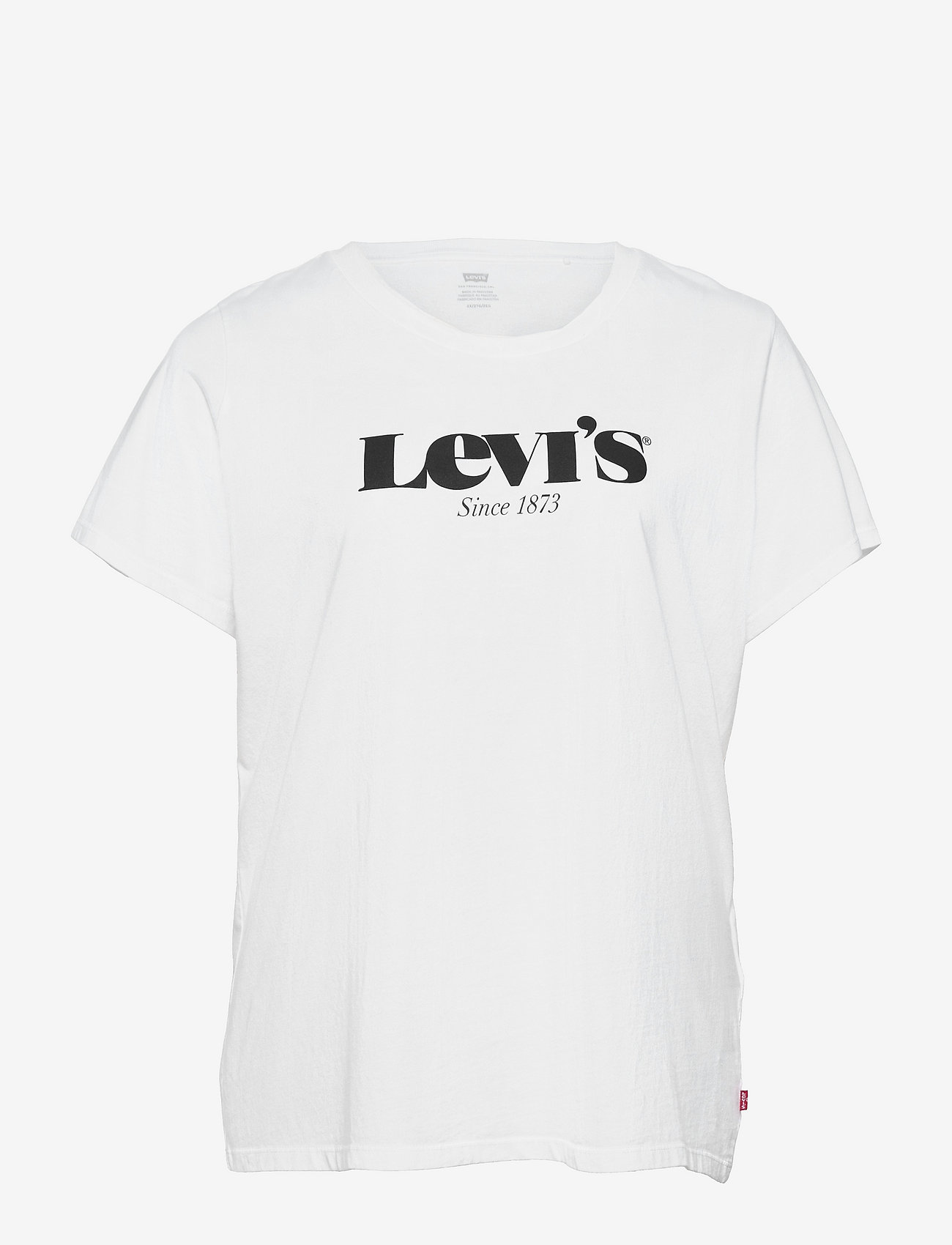 Levi's Plus Size - PL PERFECT TEE PL NEW LOGO WHI - neutrals - 0