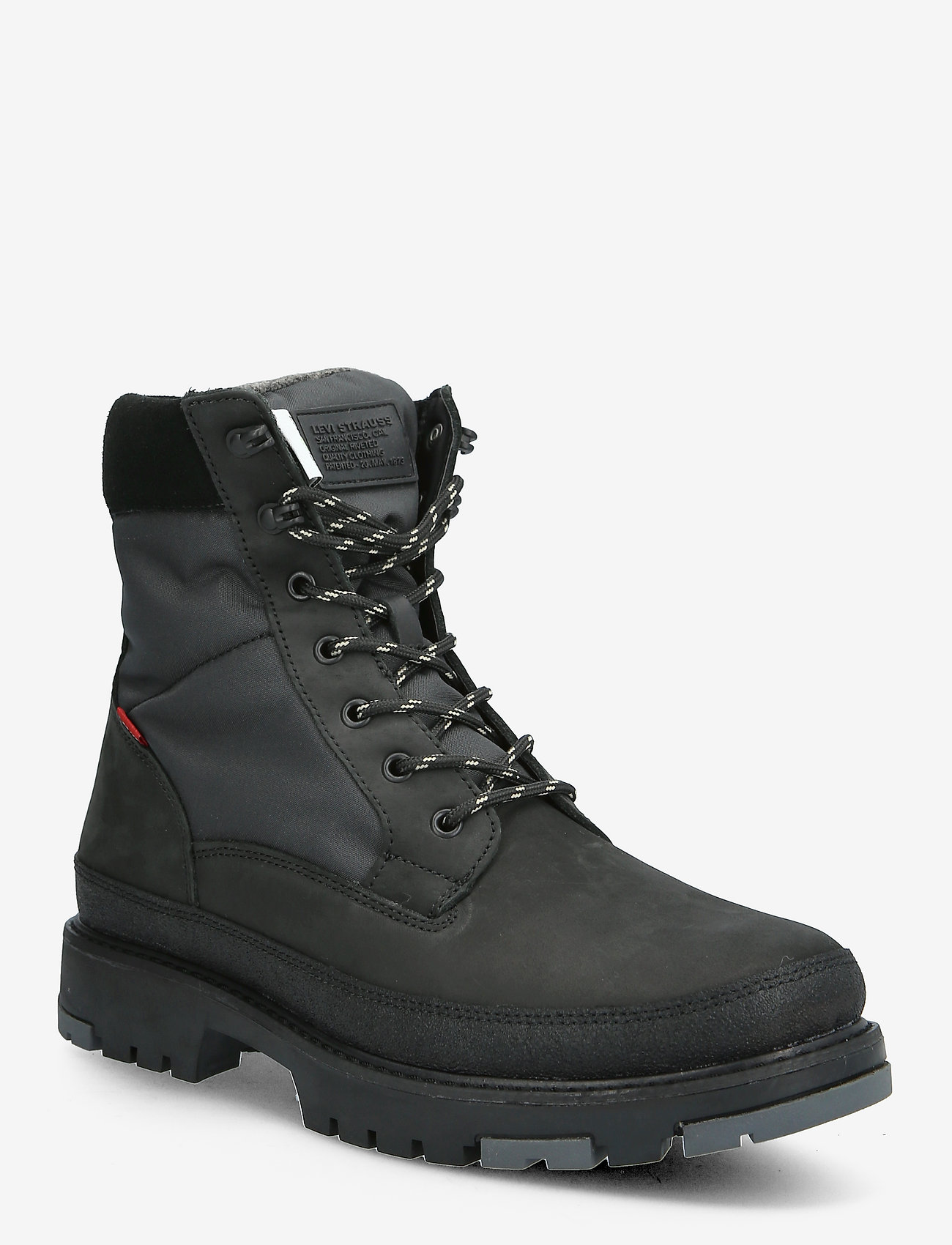 Levi's Shoes - TORSTEN QUILTED - veter schoenen - full black - 0