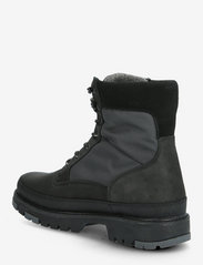 Levi's Shoes - TORSTEN QUILTED - støvler med snøre - full black - 2