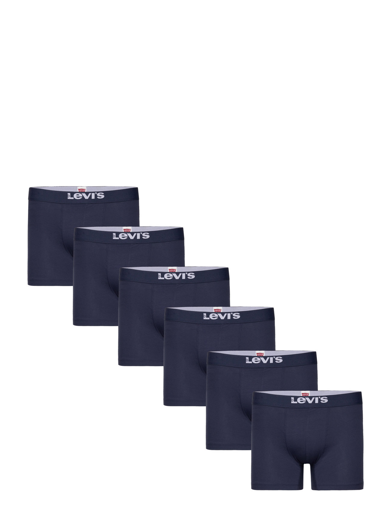 Levi's® Levis Men Solid Basic Boxer Brief Org Co 6P Ecom - - S 1