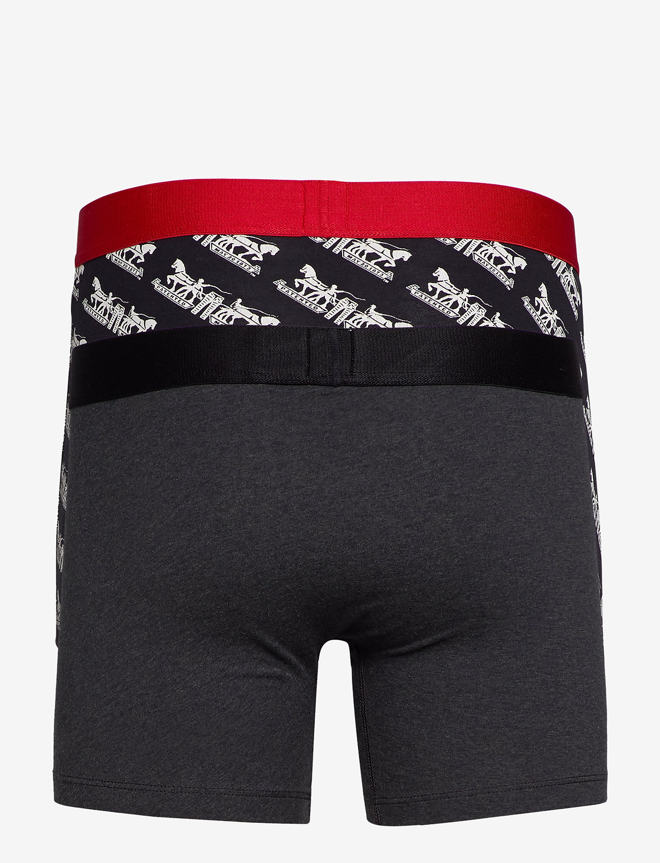 Levi´s - LEVIS 2 HORSE PULL BOXER BRIEF 2P - black / red - 1