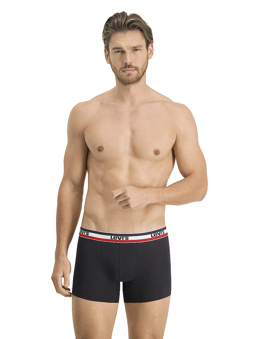 Levi's® - LEVIS MEN SPRTSWR LOGO BOXER BRIEF 3P - multipack underbukser - black / grey melange - 0