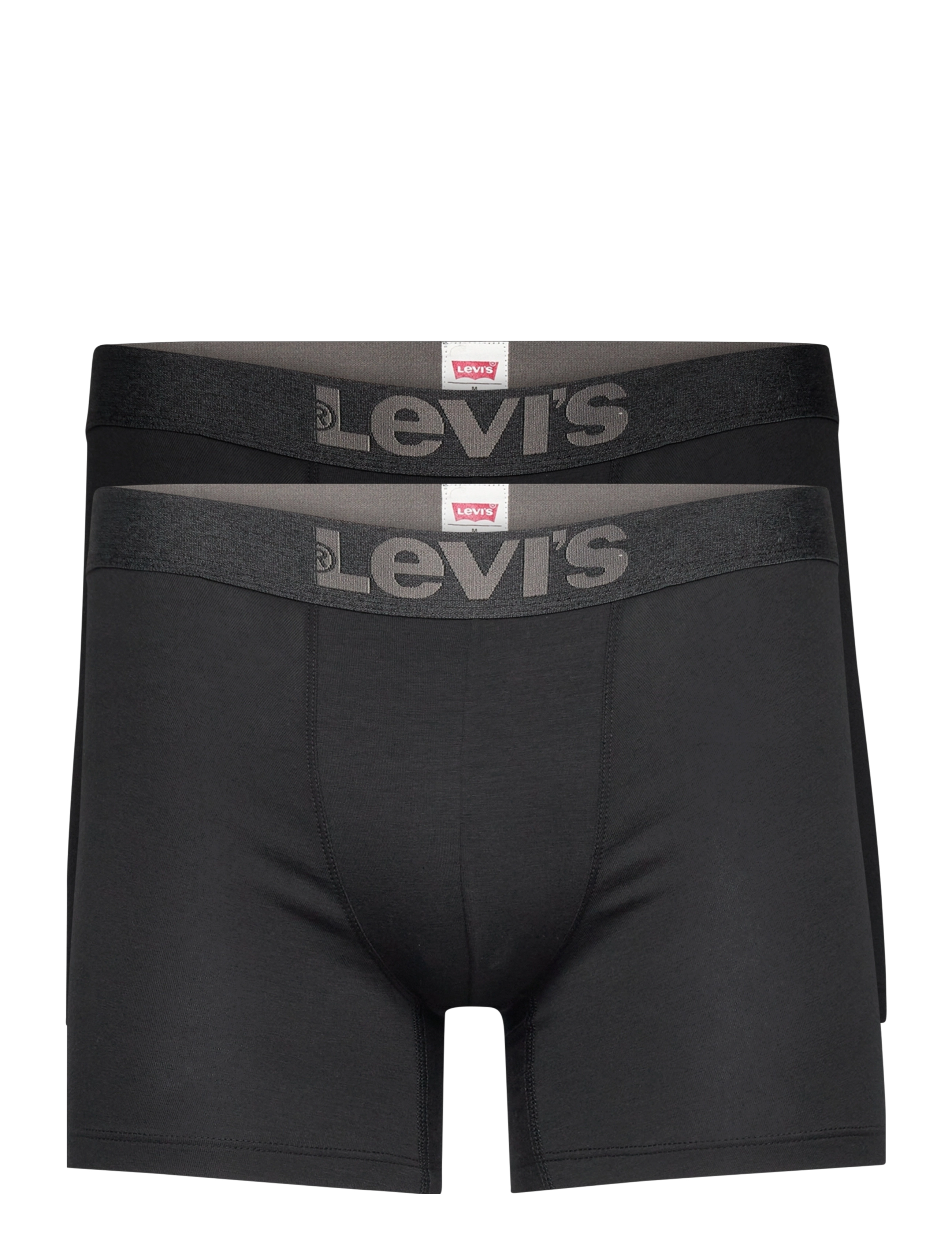 Levi's Levis Men Mel Wb Boxer Brief Org Co 2P, S, Underwear, Schwarz - Boxers, Männerswear