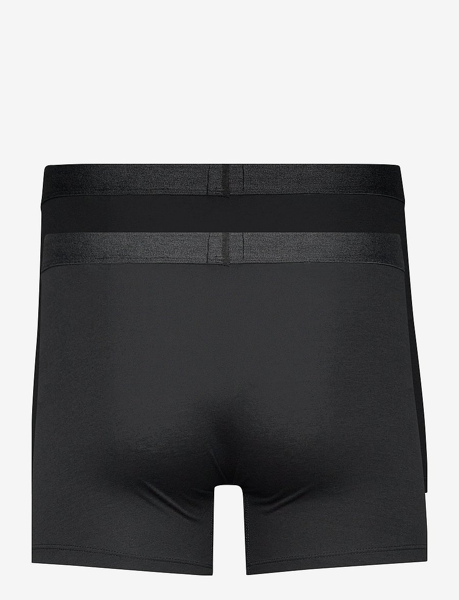 Levi's® - LEVIS MEN MEL WB BOXER BRIEF ORG CO 2P - majtki w wielopaku - black - 1