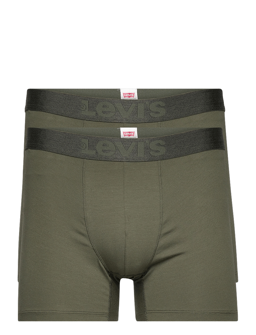 Levi's® - LEVIS MEN MEL WB BOXER BRIEF ORG CO 2P - aluspükste mitmikpakk - khaki - 0