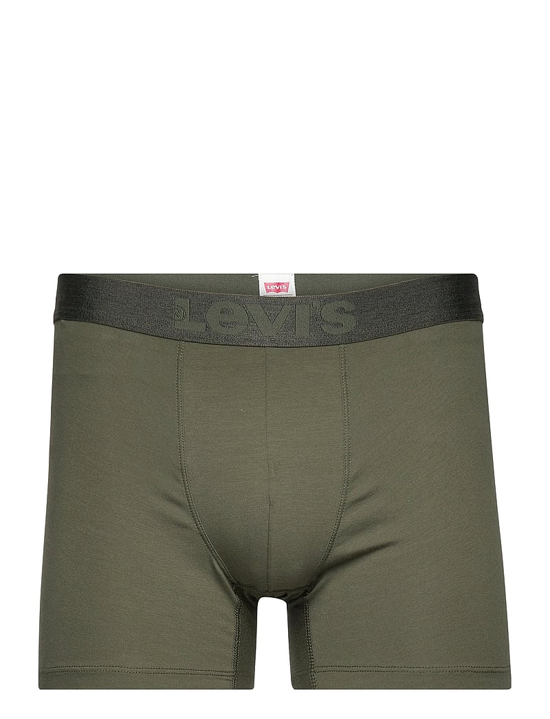 Levi's® - LEVIS MEN MELANGE WB BOXER BRIEF ORGANIC CO 2P - multipack kalsonger - khaki - 2
