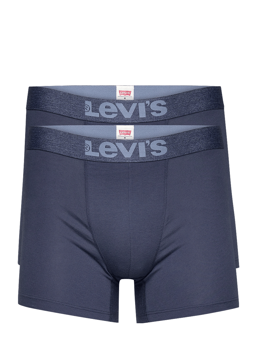 Levi's® - LEVIS MEN MELANGE WB BOXER BRIEF ORGANIC CO 2P - multipack underbukser - mood indigo - 0