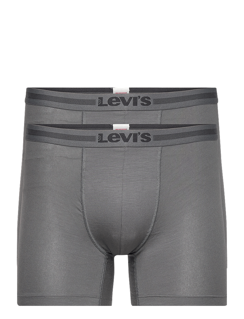 Levi's® - LEVIS MEN TENCEL BOXER BRIEF 2P - unterhosen im multipack - dark shadow - 1