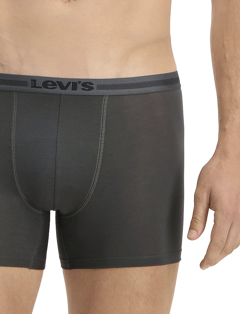 Levi's® - LEVIS MEN TENCEL BOXER BRIEF 2P - unterhosen im multipack - dark shadow - 4