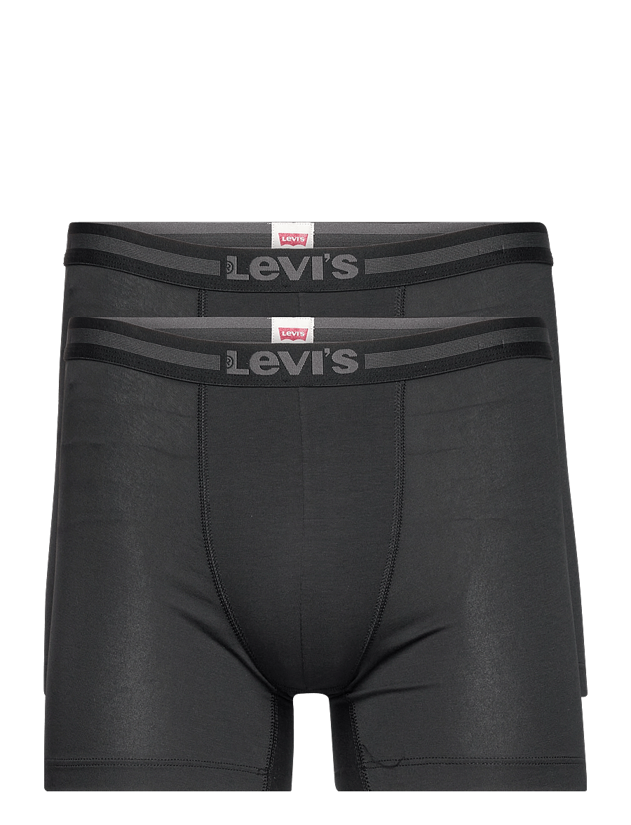 Levi's® - LEVIS MEN TENCEL BOXER BRIEF 2P - unterhosen im multipack - jet black - 1