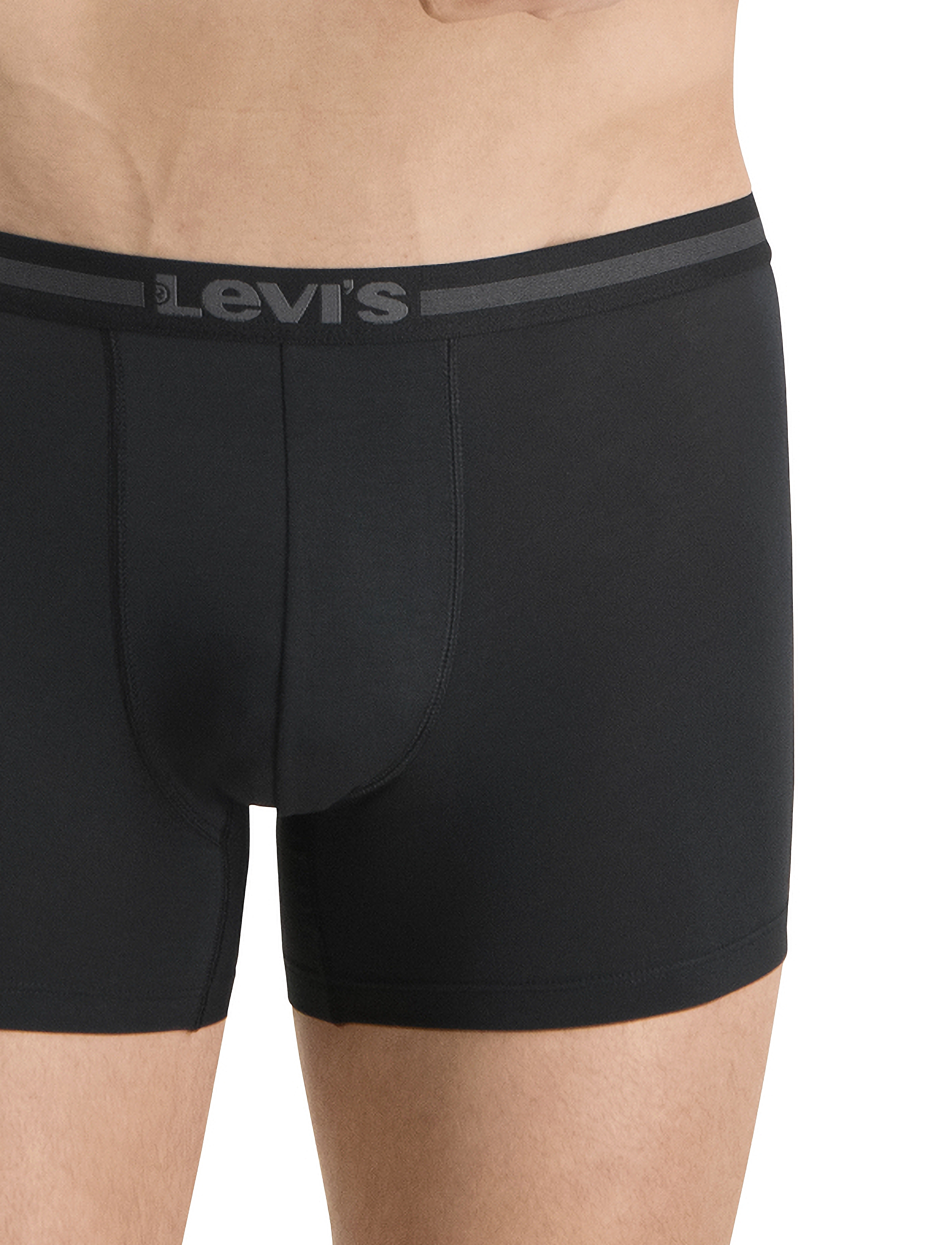 Levi's® LEVIS MEN TENCEL BOXER BRIEF 2P - Meestele - JET BLACK / black