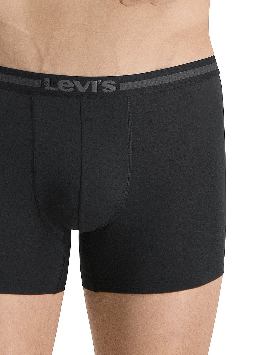 Levi's® - LEVIS MEN TENCEL BOXER BRIEF 2P - unterhosen im multipack - jet black - 4