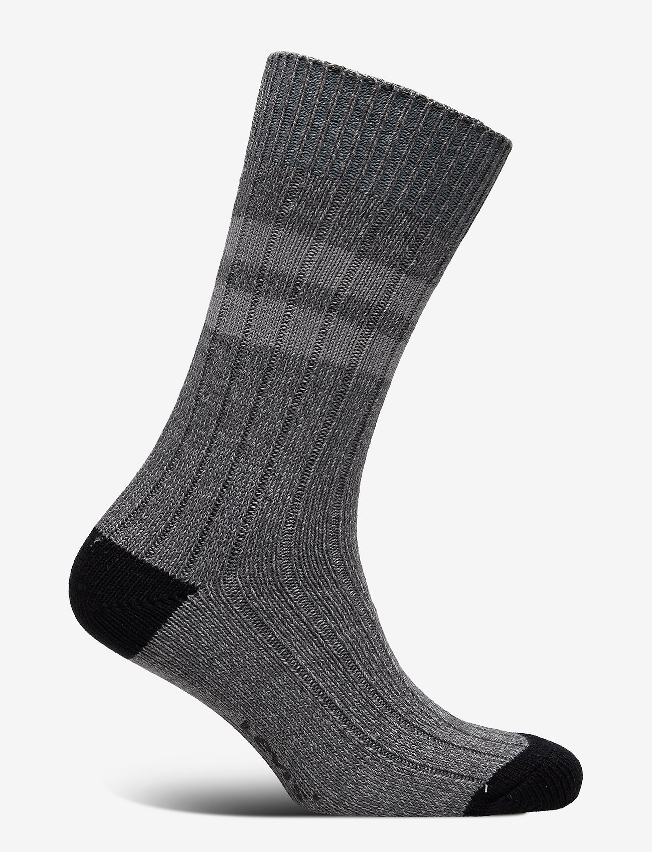 Levi´s - LEVIS REG CUT BOOTSOCK SPORT STRIPE - grey / black - 1