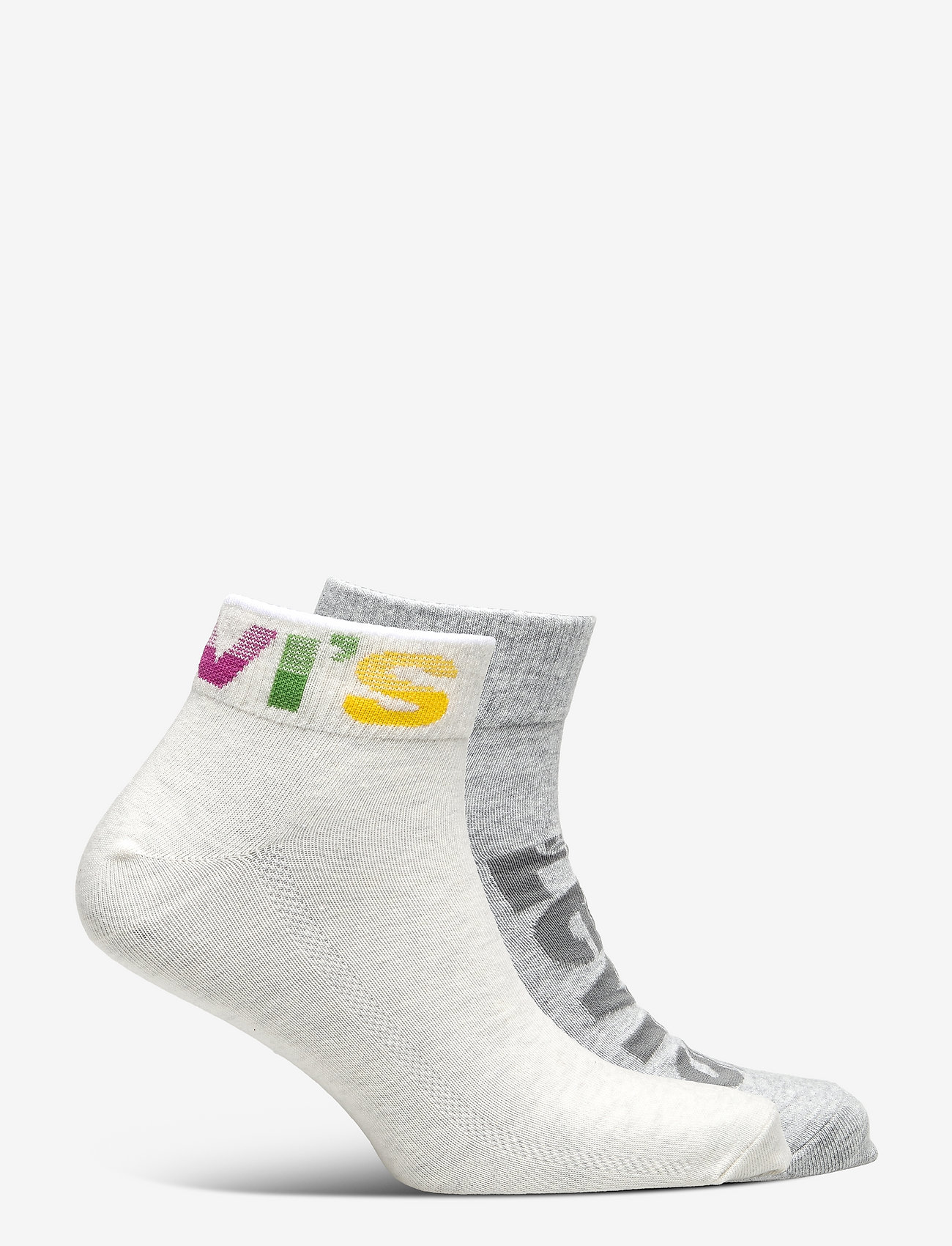 Levi´s - LEVIS MID CUT LOGO 2P - marshmellow/light grey melange - 1