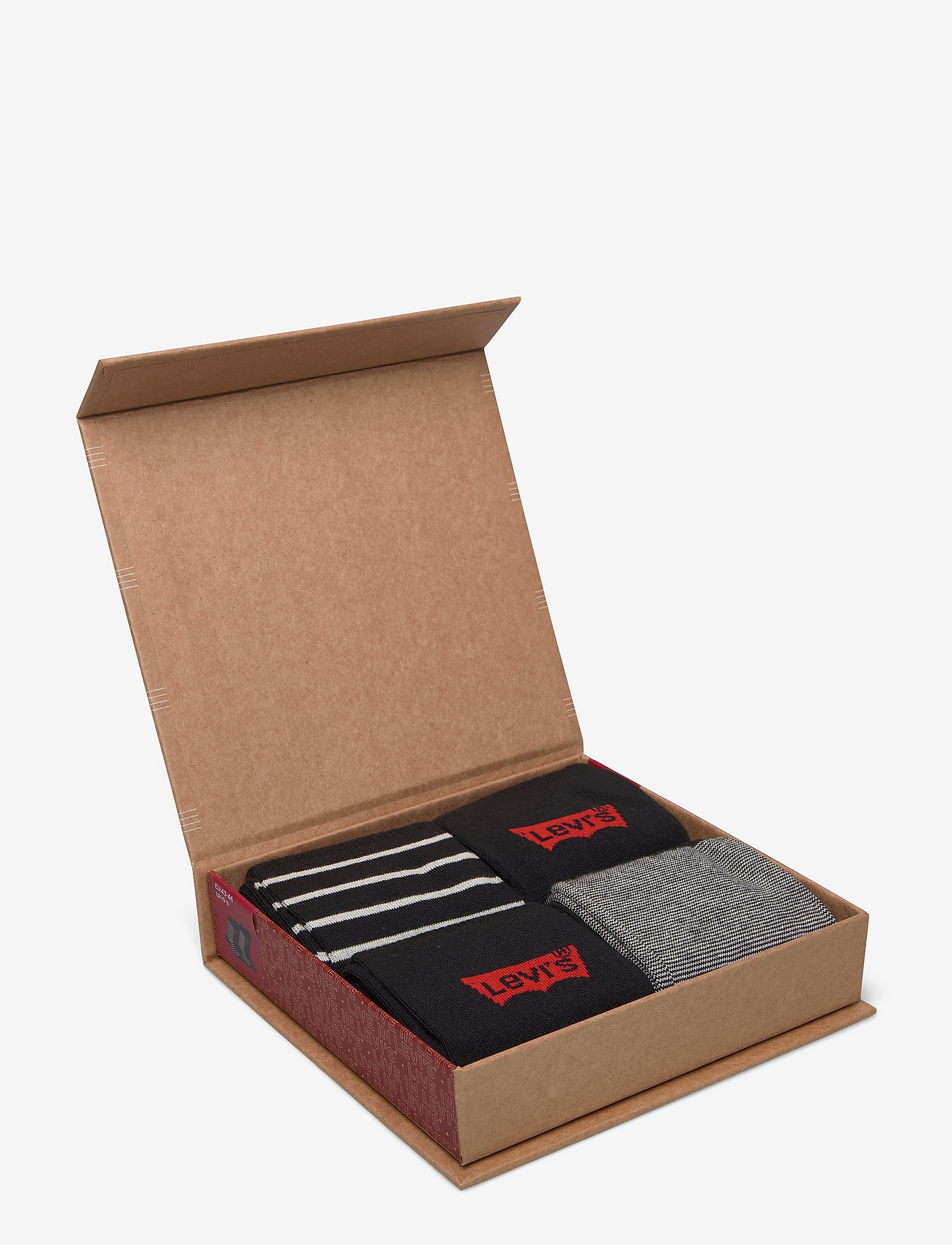 Levi´s - LEVIS GIFTBOX REG CUT STRIPE BLACK - black combo - 2