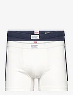 LEVIS MEN RIB BOXER BRIEF 2P - MARSHMALLOW