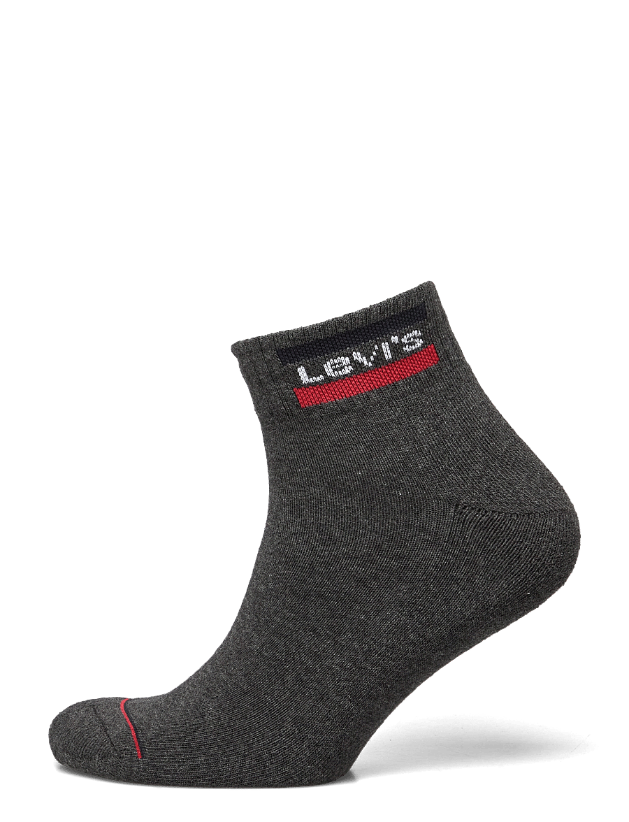 Levi's® - LEVIS MID CUT SPRTWR LOGO 6P ECOM - socken im multipack - mid grey/black - 1