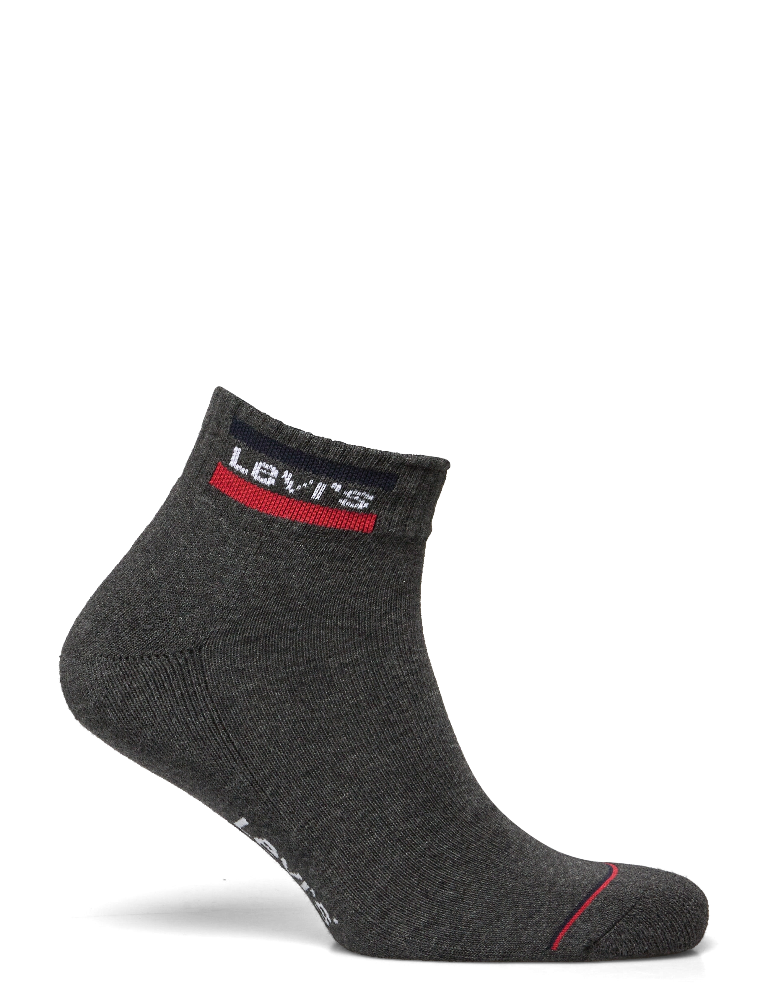 Levi's® - LEVIS MID CUT SPRTWR LOGO 6P ECOM - socken im multipack - mid grey/black - 2