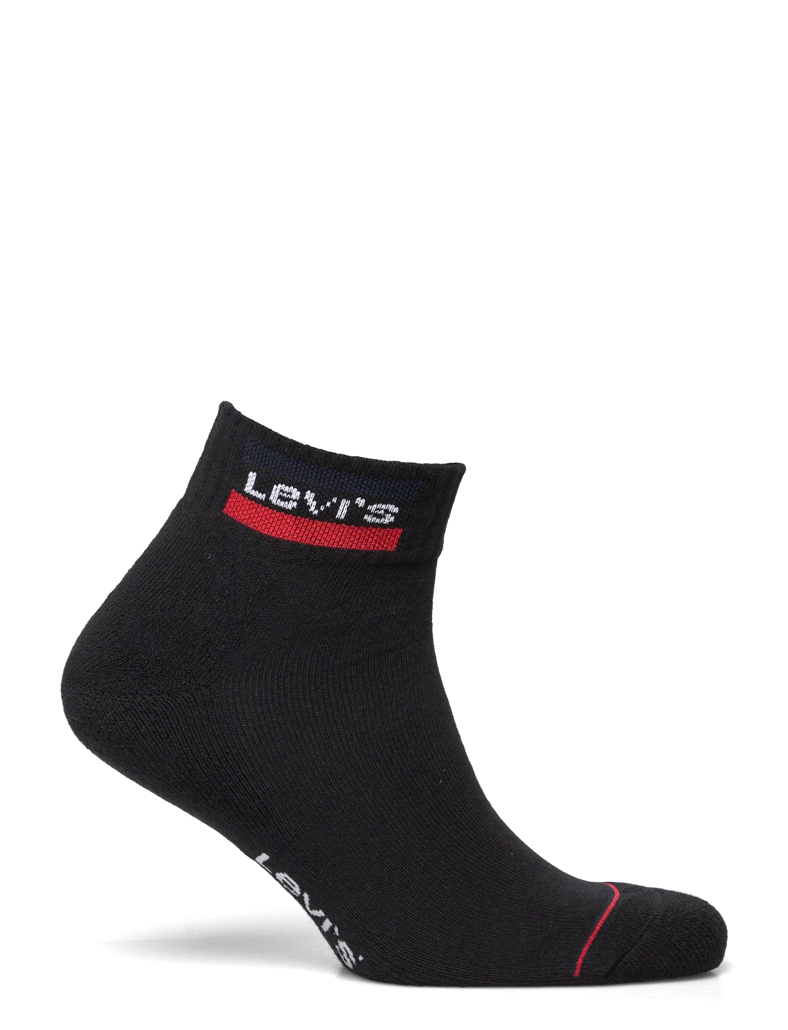 Levi's® - LEVIS MID CUT SPRTWR LOGO 6P ECOM - laveste priser - mid grey/black - 4